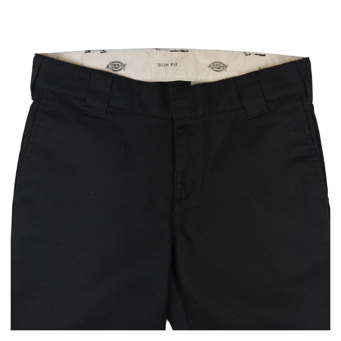 Dickies Dickies Slim Fit Black Work Pants Trousers Men W30 L34 – Durable Chinos workear RewearableUK