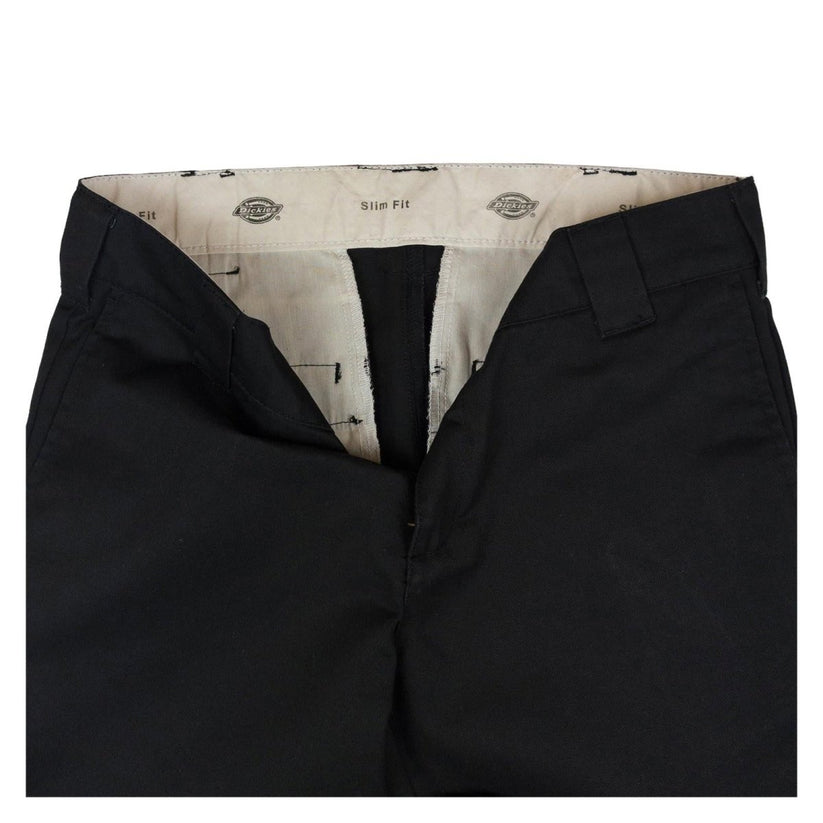 Dickies Dickies Slim Fit Black Work Pants Trousers Men W30 L34 – Durable Chinos workear RewearableUK