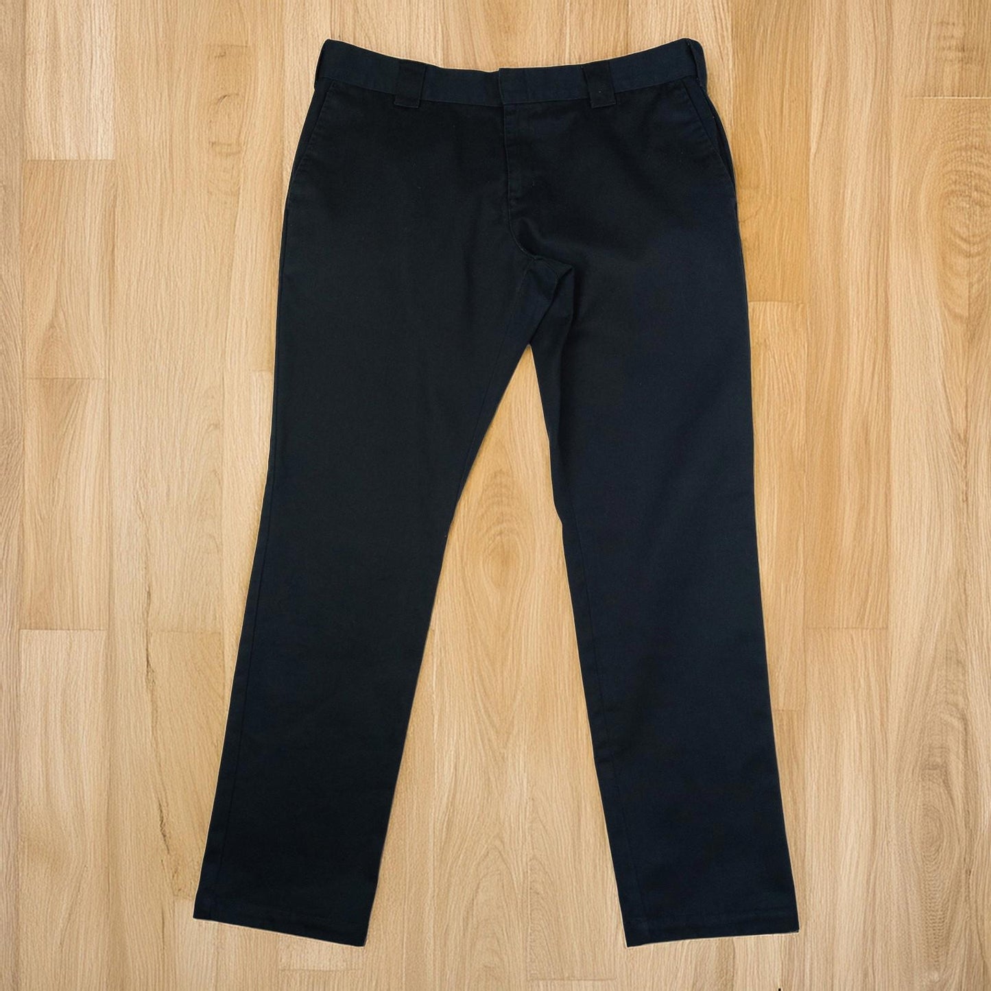 Dickies Slim Fit Trousers W36 L32 Black Workwear Casual Pants by Dickies – | RewearableUK