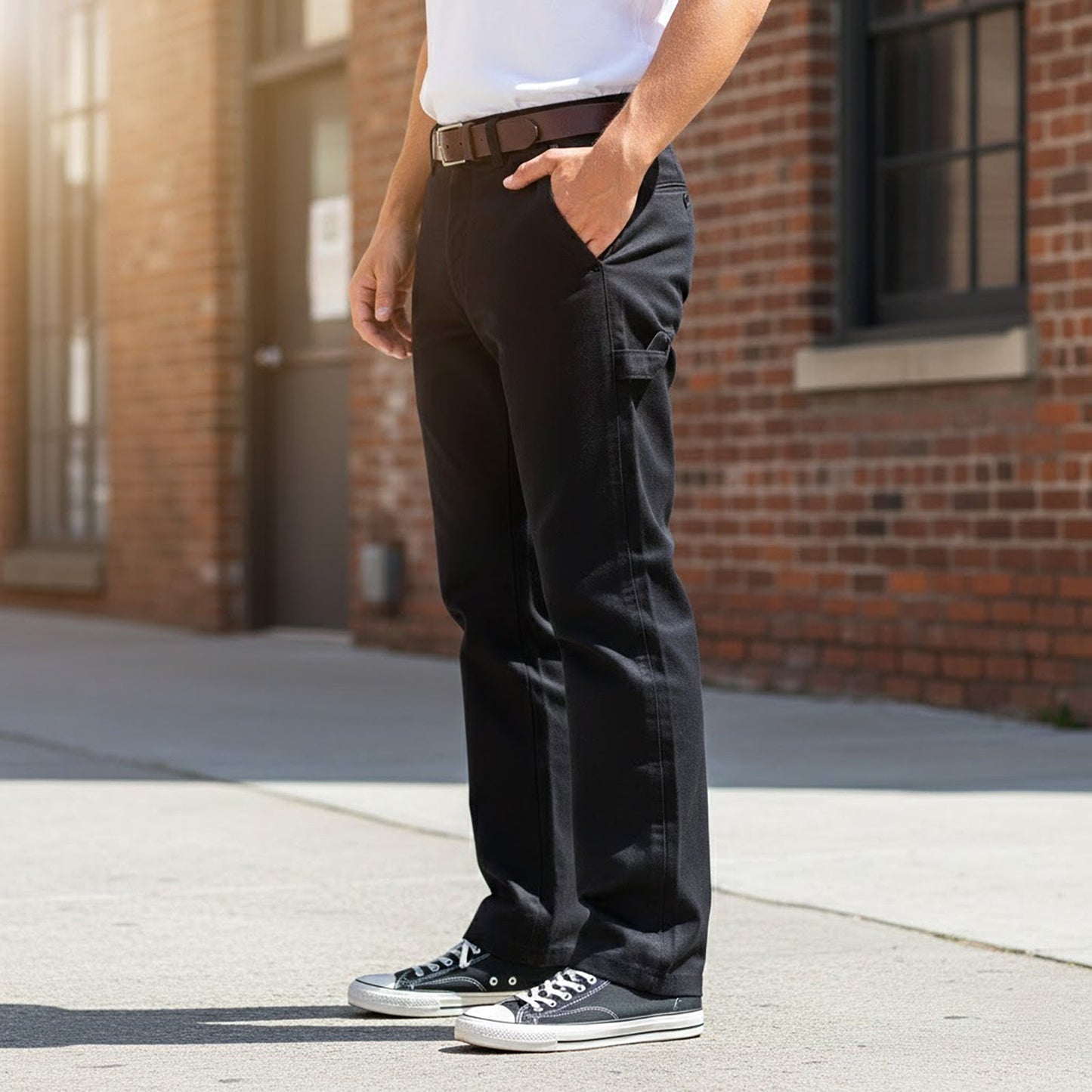Dickies Slim Fit Work Pants Black | Men's W30 L34 by Dickies – workear | RewearableUK