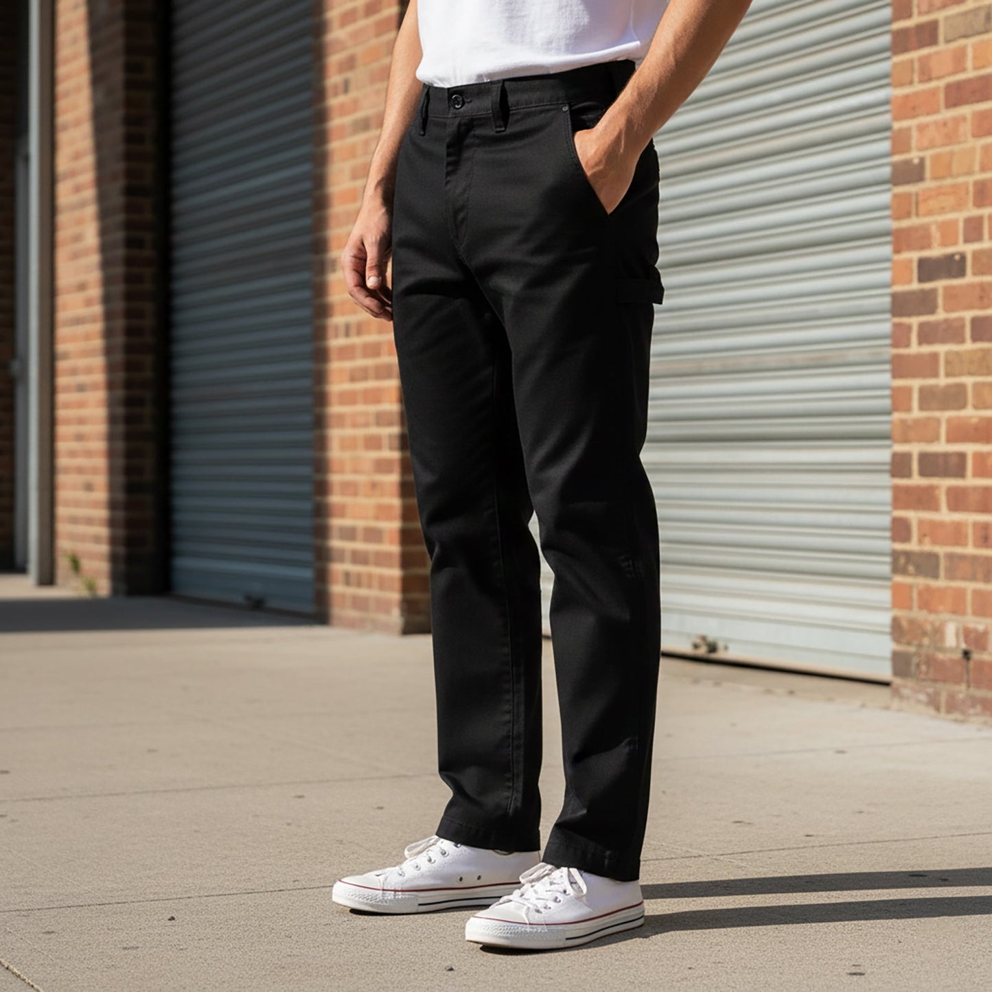 Dickies Slim Fit Work Trousers Black | Men's W32 L30 by Dickies – workear | RewearableUK