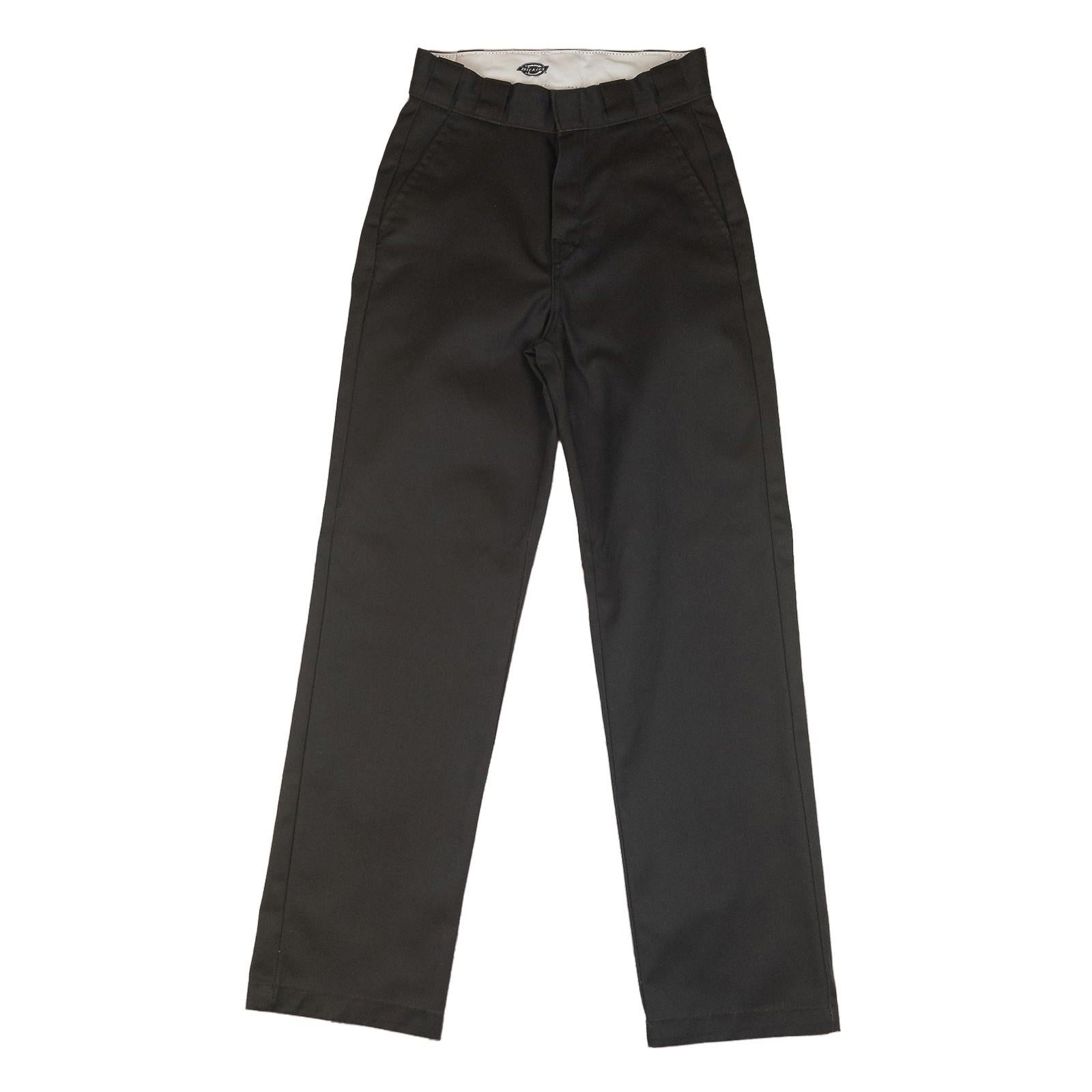 Dickies Slim Fit Work Trousers Dark Brown Size W24 (Youth/XXS) Chinos NWOT by Dickies – | RewearableUK