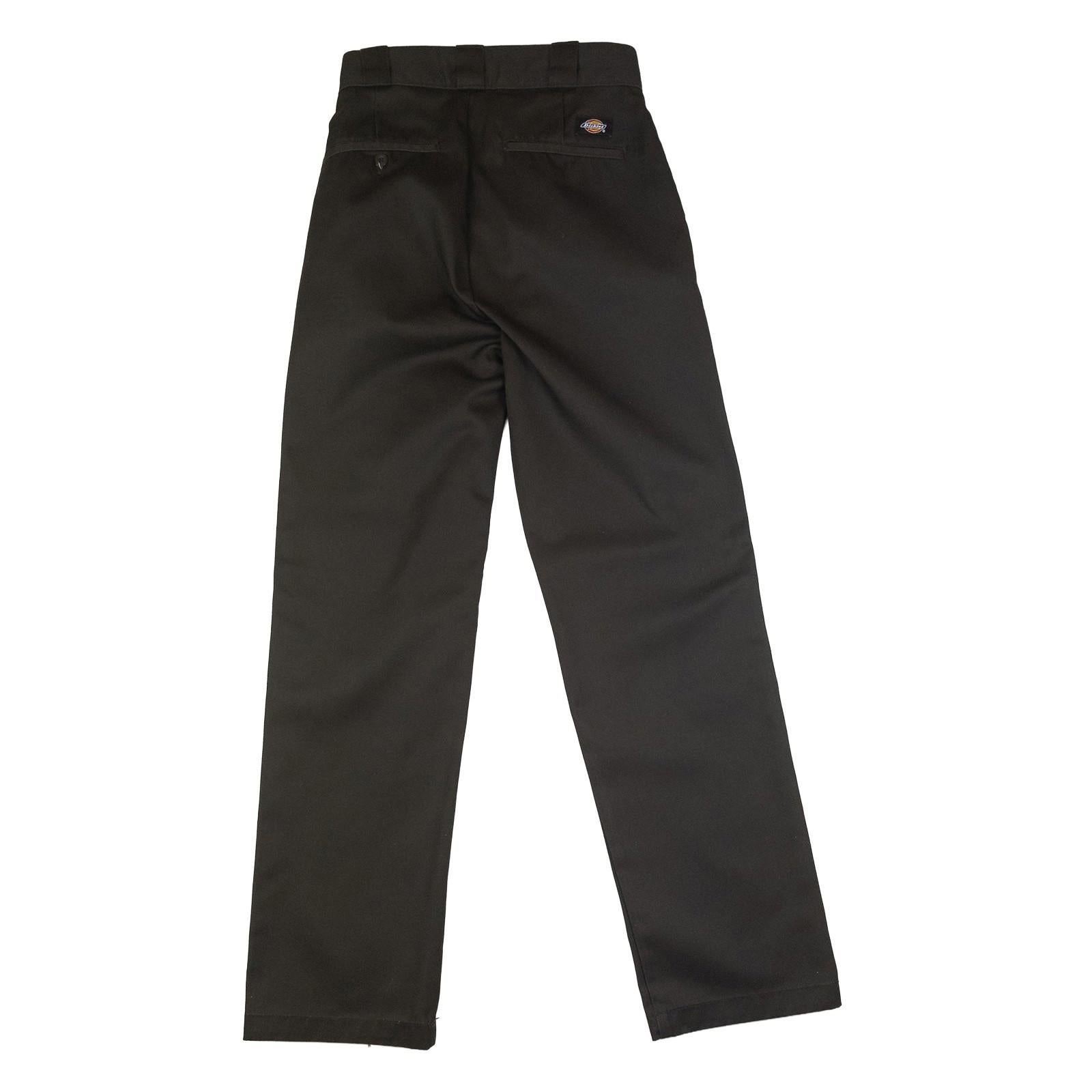 Dickies Slim Fit Work Trousers Dark Brown Size W24 (Youth/XXS) Chinos NWOT by Dickies – | RewearableUK