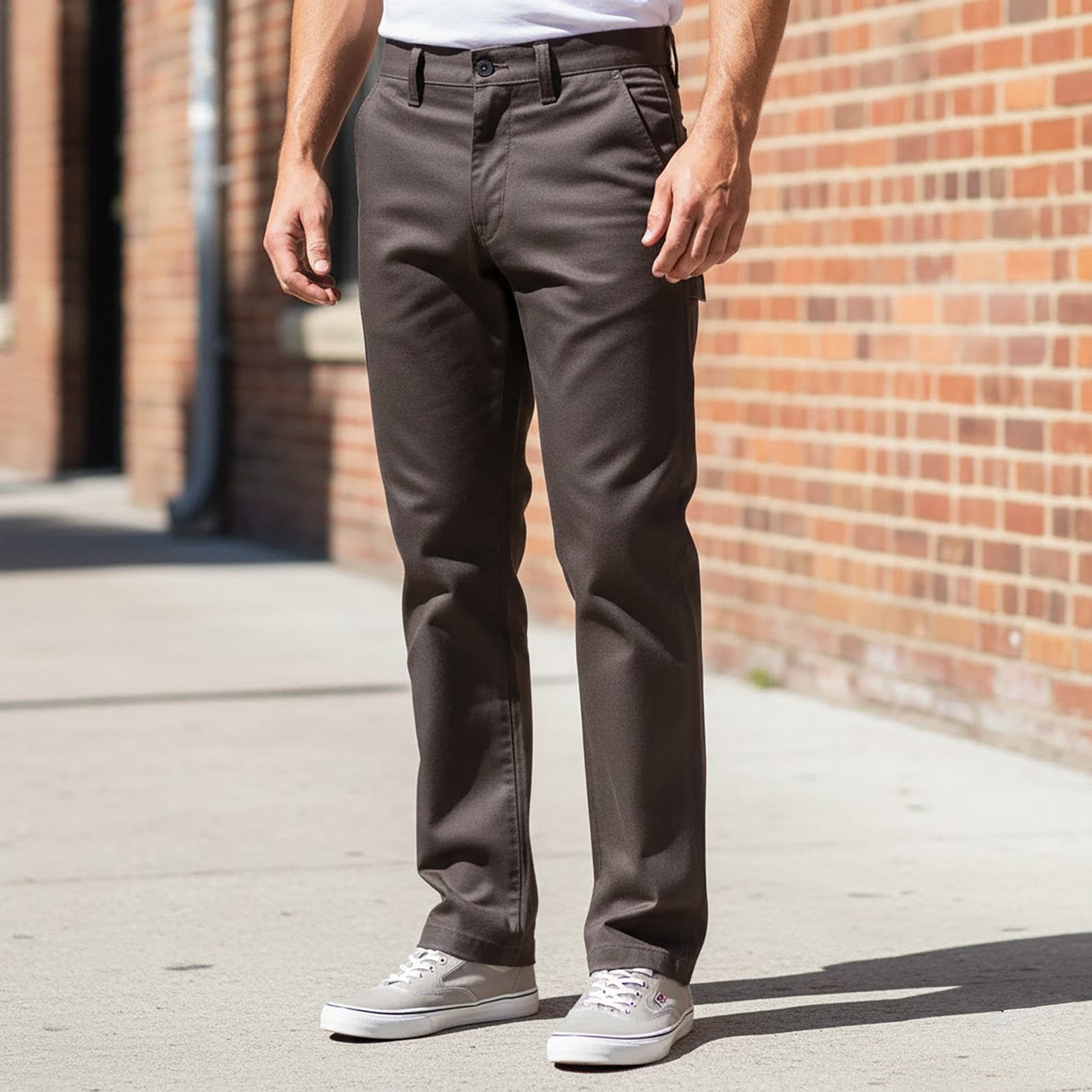 Dickies Slim Fit Work Trousers Dark Brown | W24 (Youth/XXS) NWOT by Dickies – workear | RewearableUK