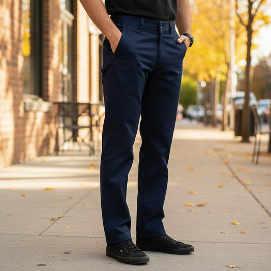 Dickies Slim Fit Work Trousers NAVY| Men's W36 L32 by Dickies – workear | RewearableUK