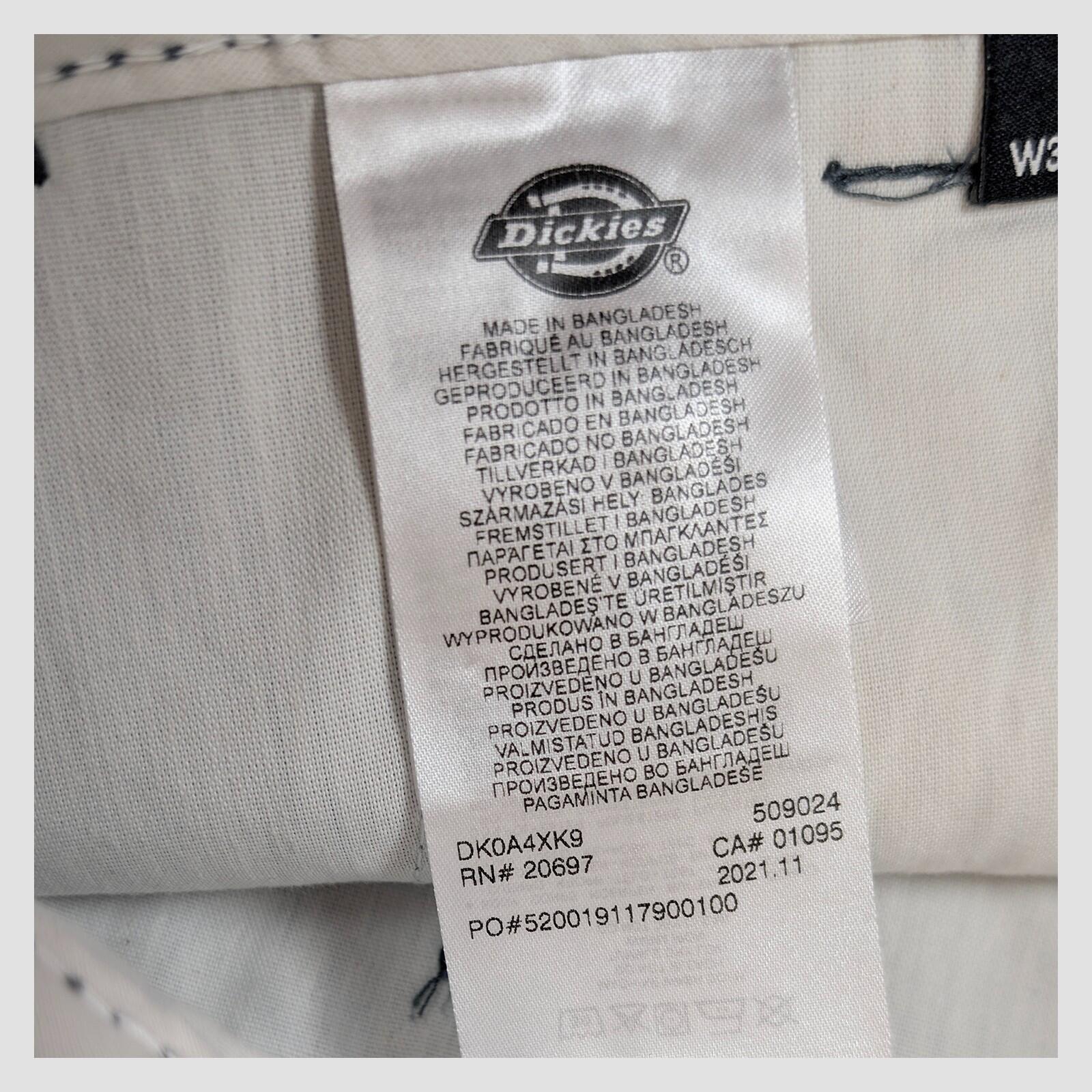 dickies slim straight mens work pants trousers black size w 32 l 32 nwot by Dickies – | RewearableUK