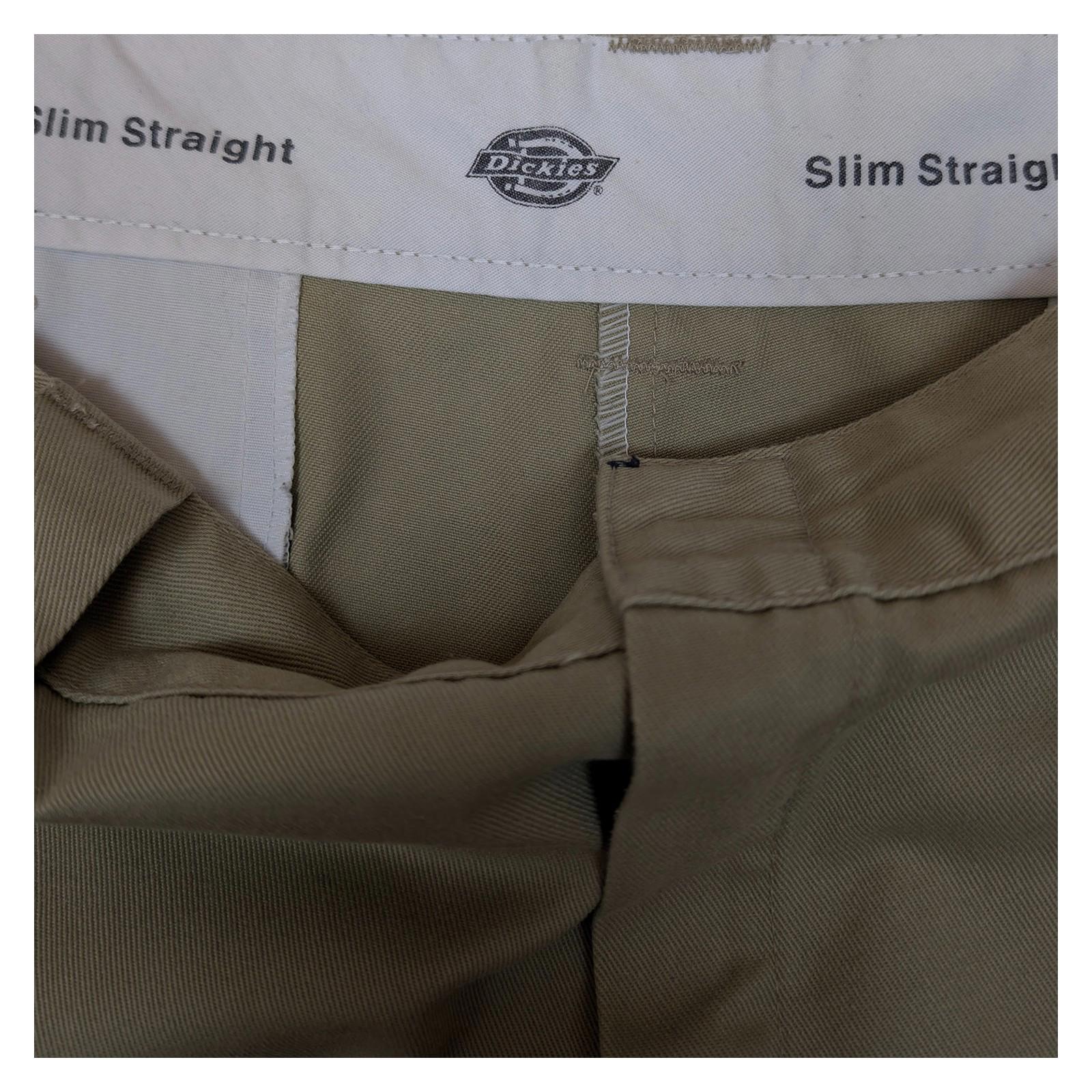 Dickies Slim Straight Work Shorts W34 Khaki Beige Chino Mens Summer Skate Grade by Dickies – | RewearableUK