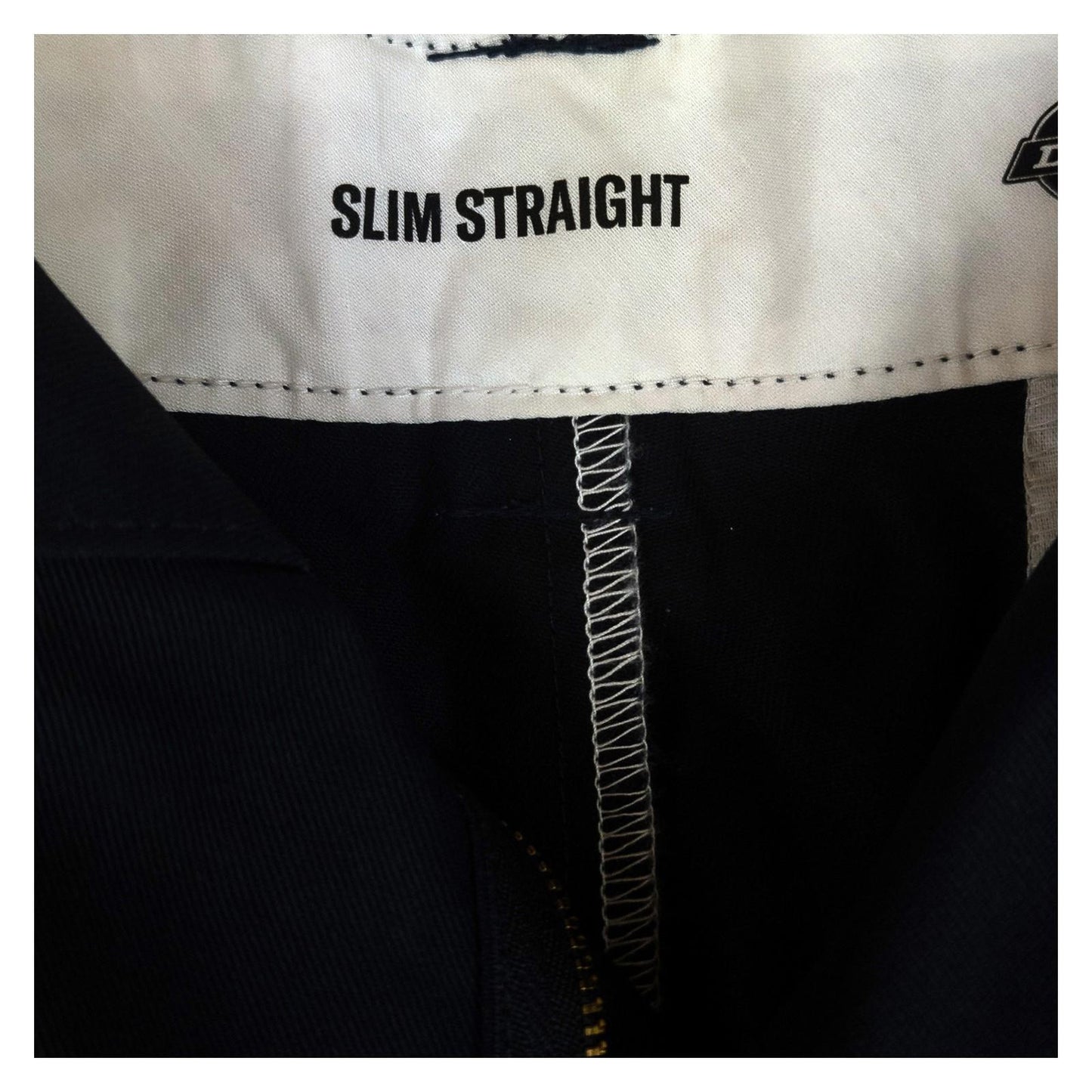 Dickies Slim Straight Work Trousers W33 L32 Dark Navy Blue Chino Skater Pants by Dickies – | RewearableUK