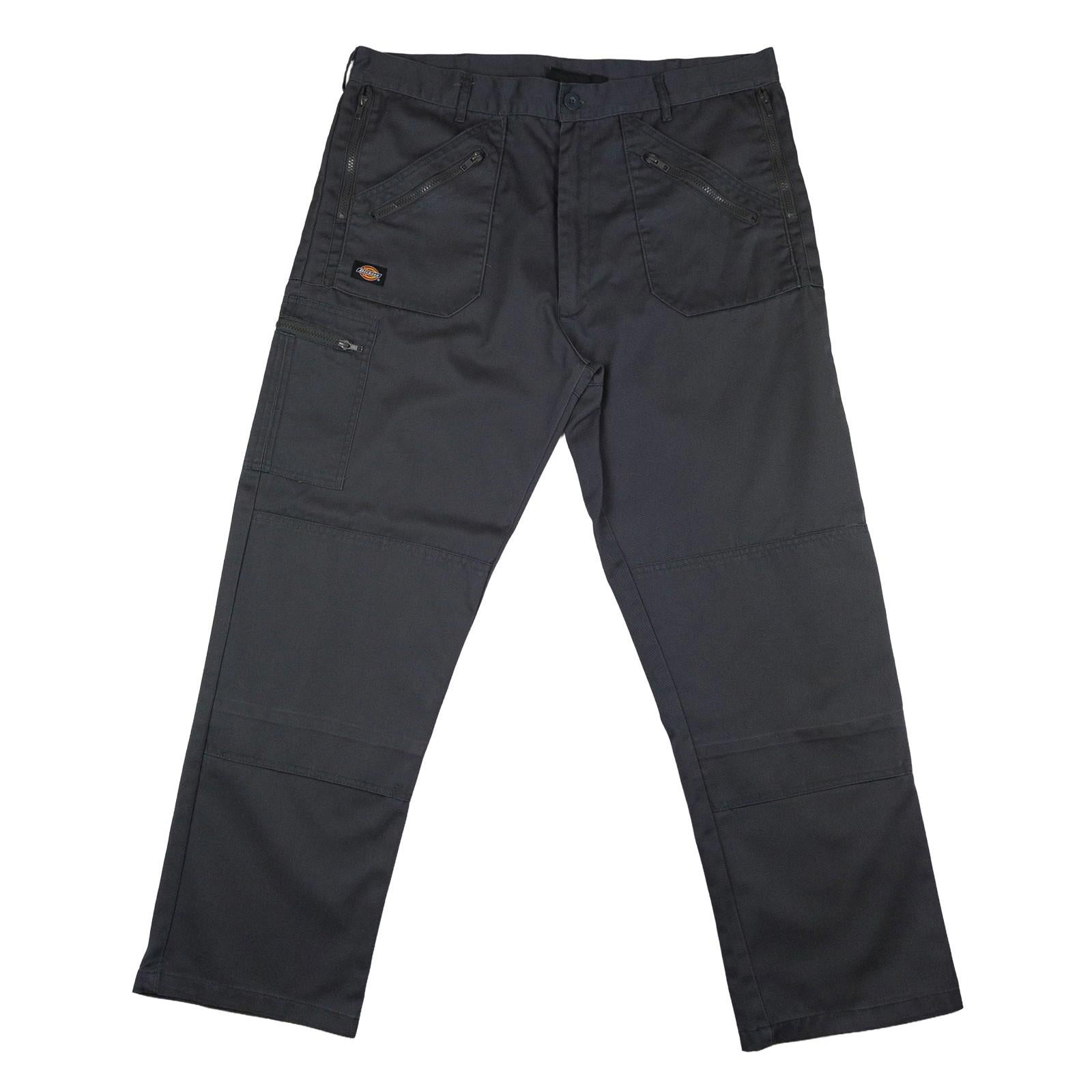 Dickies Dickies Technical Zipped Pocket Work Trousers Men 40 R – Charcoal Cargo Pants workear RewearableUK