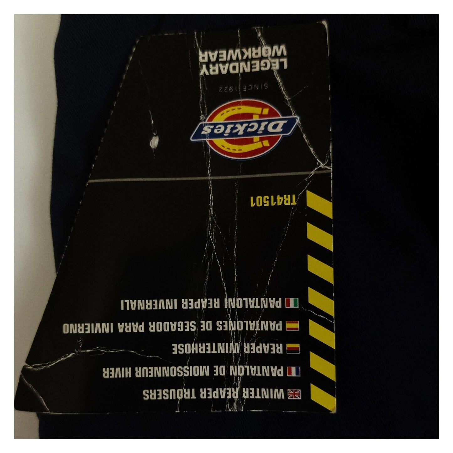 Dickies Winter Reaper Work Trousers W36 R Navy Blue TR41501 New Defect Pants by Dickies – | RewearableUK