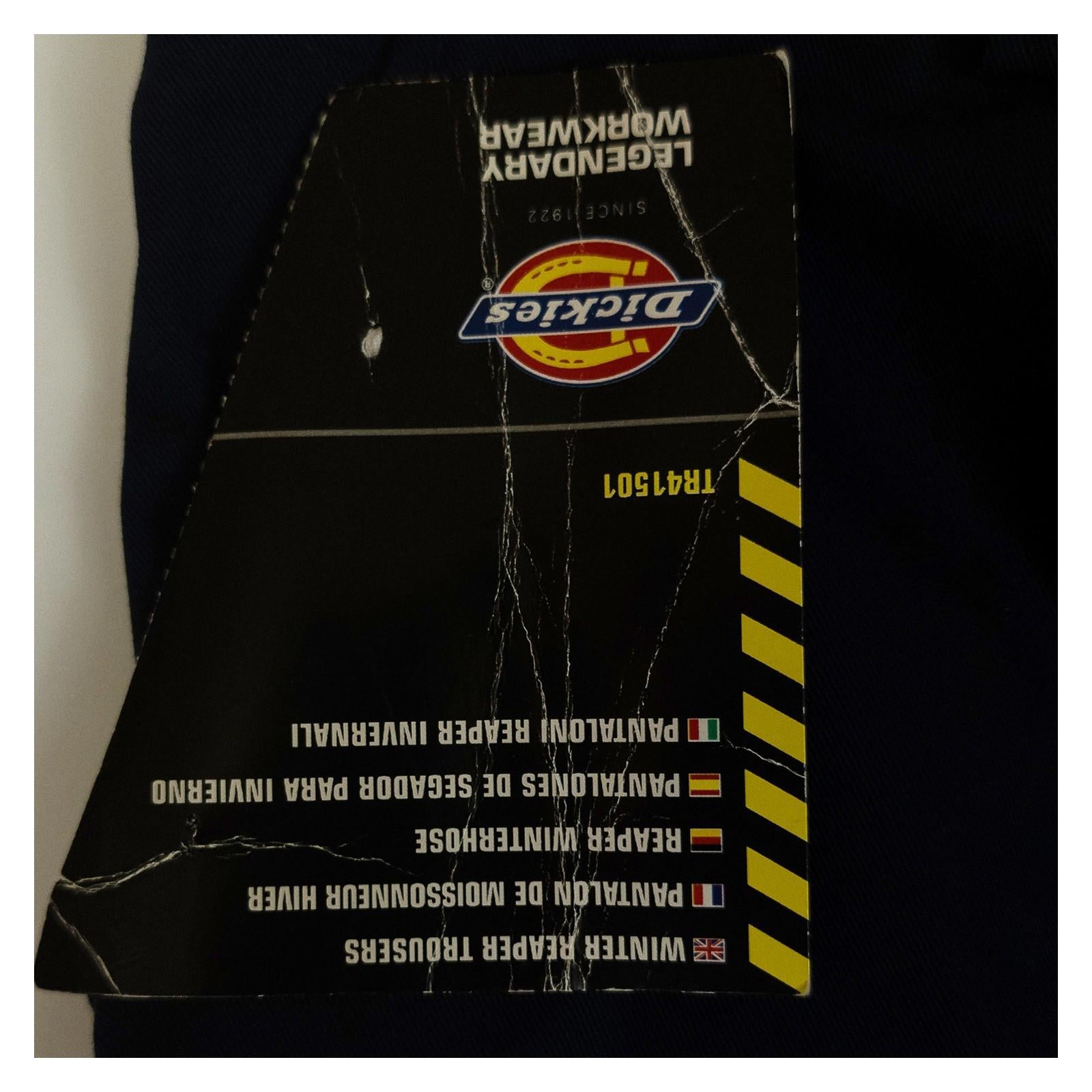 Dickies Winter Reaper Work Trousers W36 R Navy Blue TR41501 New Defect Pants by Dickies – | RewearableUK