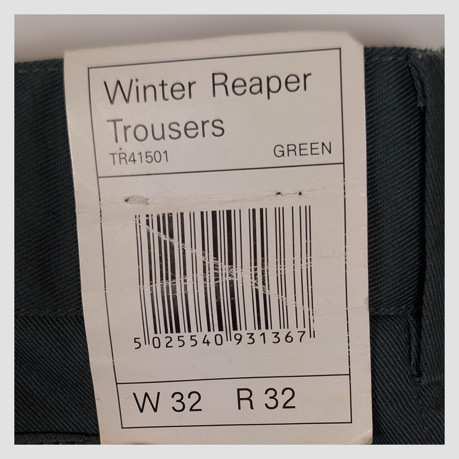 dickies winter reaper workwear trousers green size w 32 r 32 straight fit men by Dickies – | RewearableUK