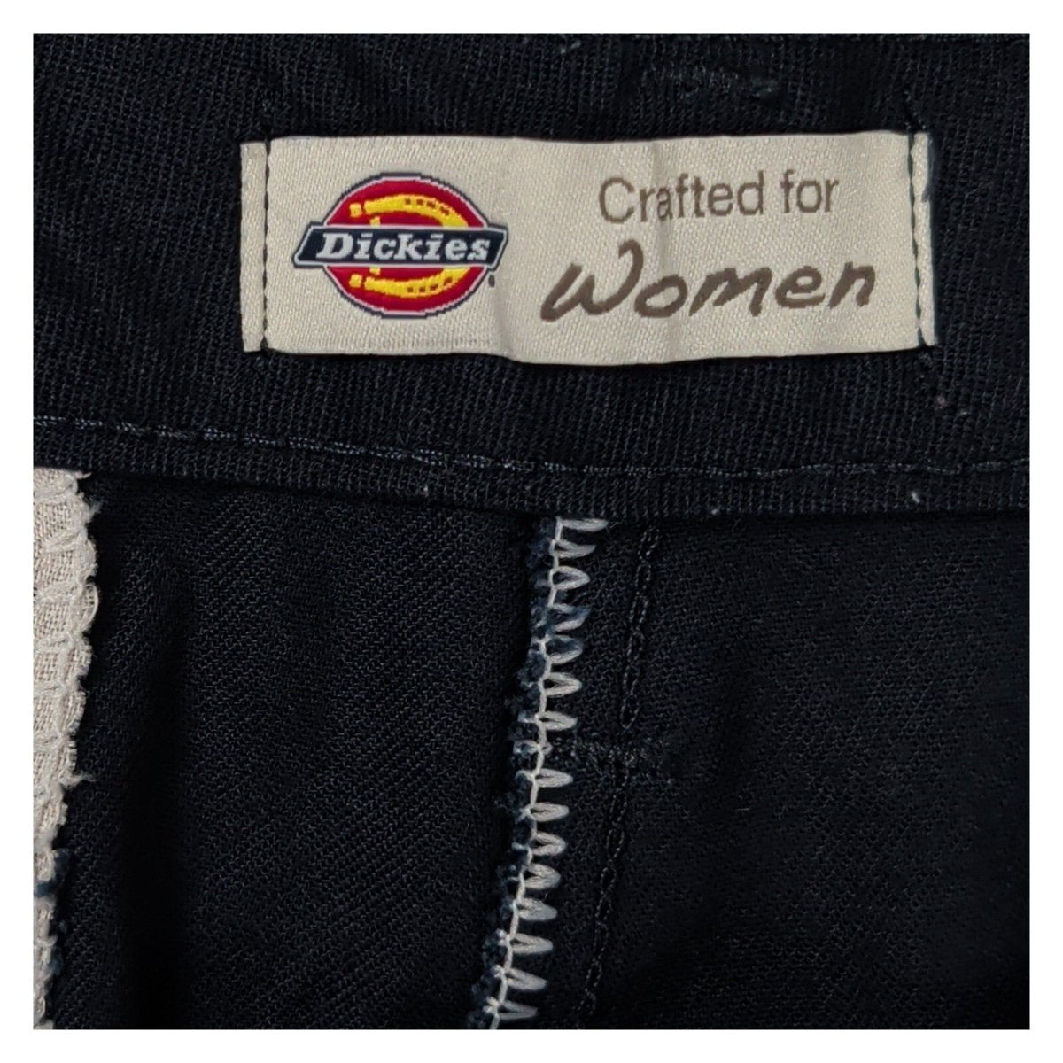 Dickies Women's Black Work Shorts W29 Flat Front Chino Y2K Workwear – product photo 3 | RewearableUK