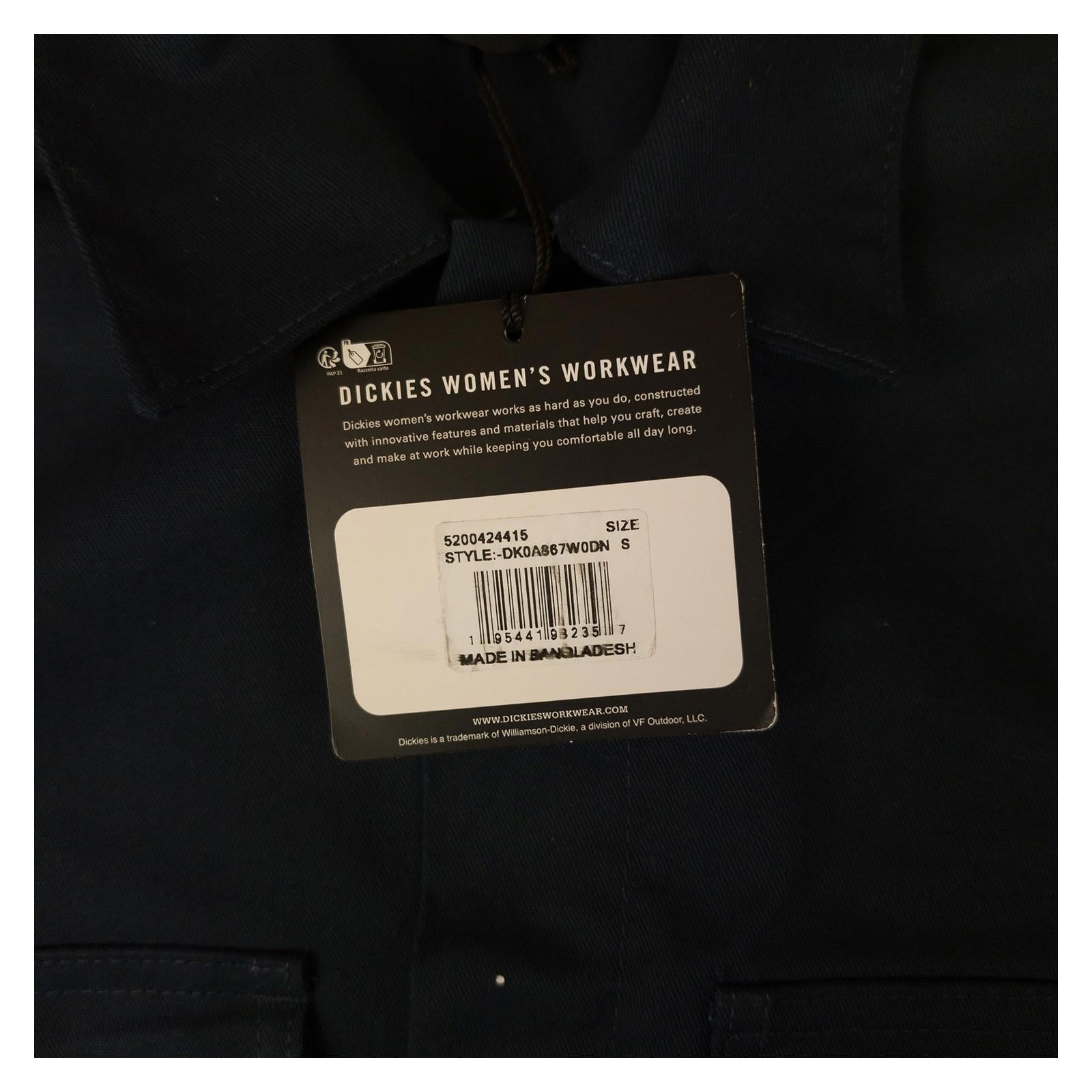 Dickies Womens Boilersuit Coverall Dark Navy Workwear | Size S Small Brand New by Dickies – | RewearableUK