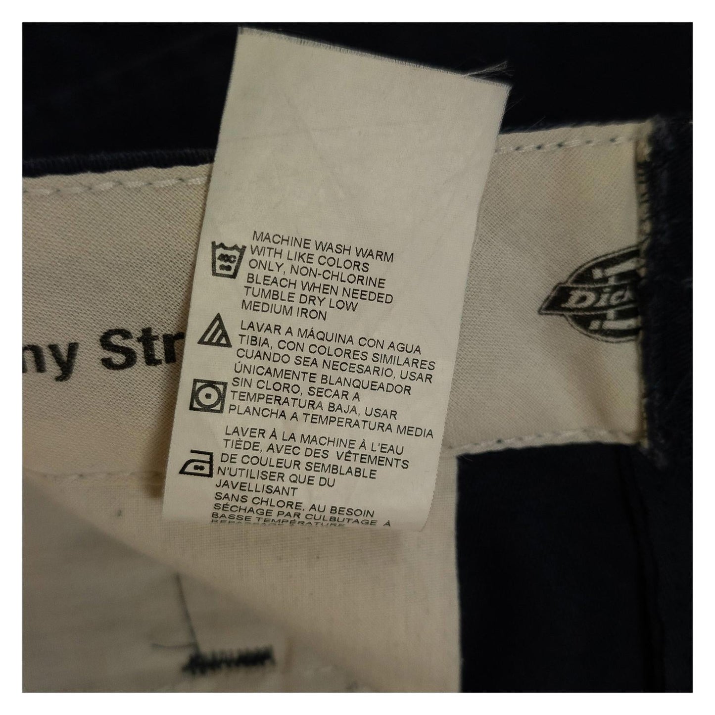 Dickies Womens Skinny Straight Trousers 32x32 Navy Blue WP811 Work Pants by Dickies – | RewearableUK