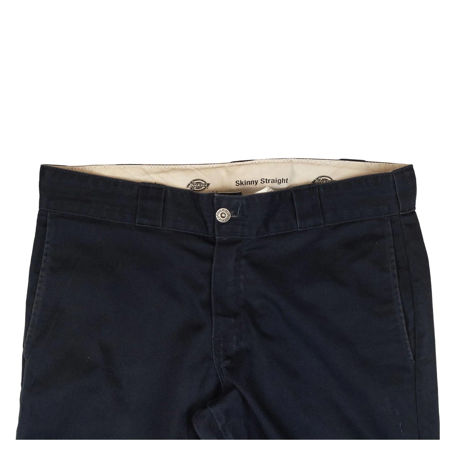 Dickies Womens Skinny Straight Trousers 32x32 Navy Blue WP811 Work Pants by Dickies – | RewearableUK