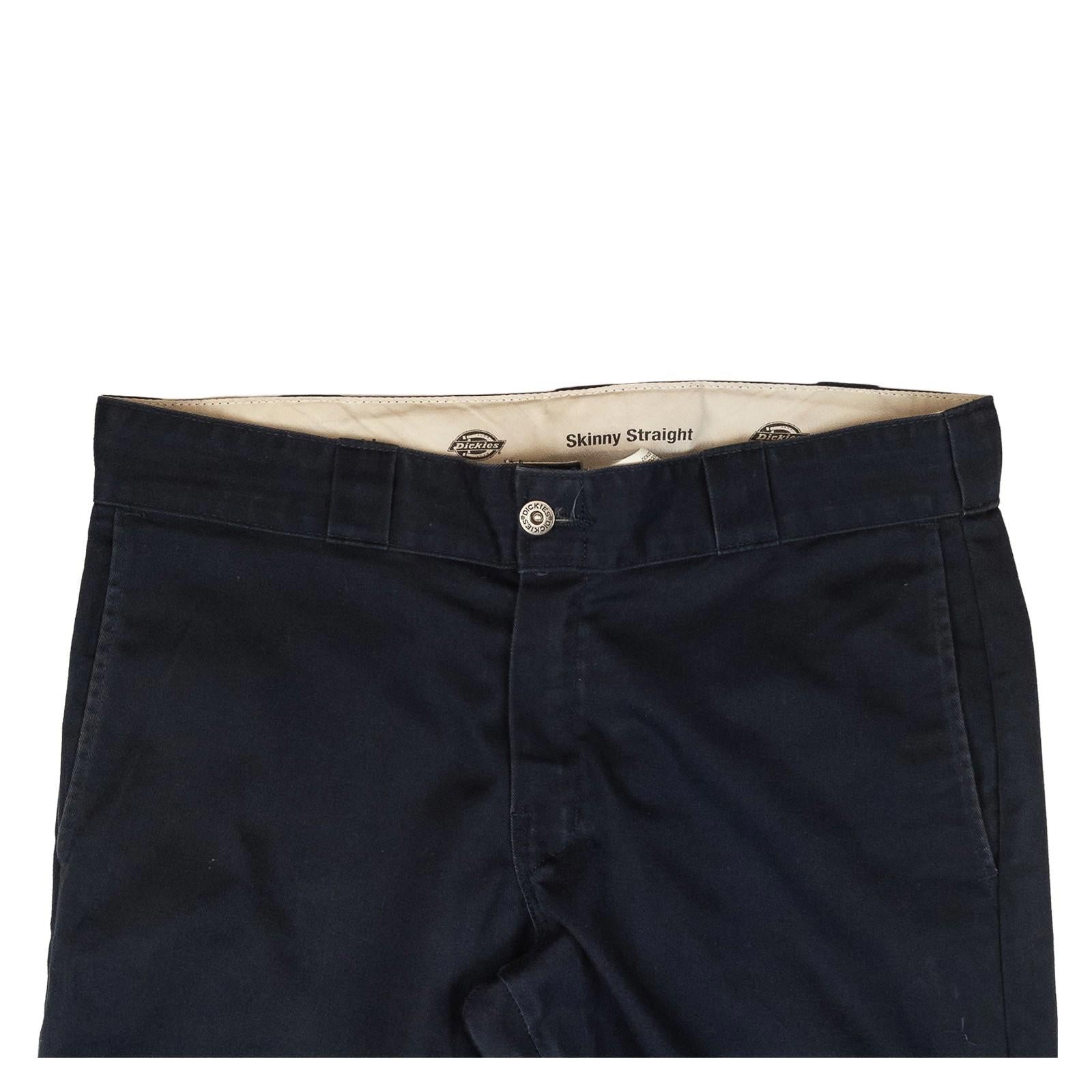 Dickies Womens Skinny Straight Trousers 32x32 Navy Blue WP811 Work Pants by Dickies – | RewearableUK