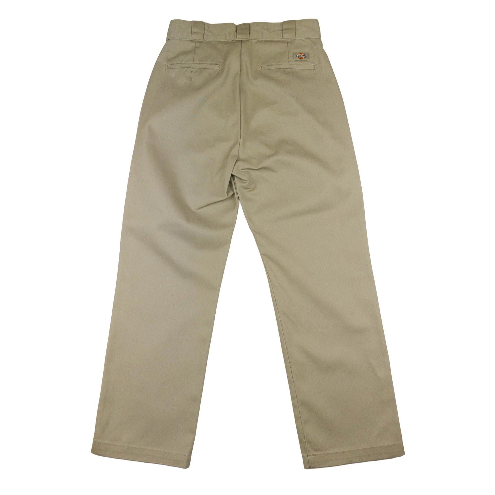 Dickies Dickies Work Trousers Beige W28 Men’s Regular Straight Cotton Blend workear RewearableUK