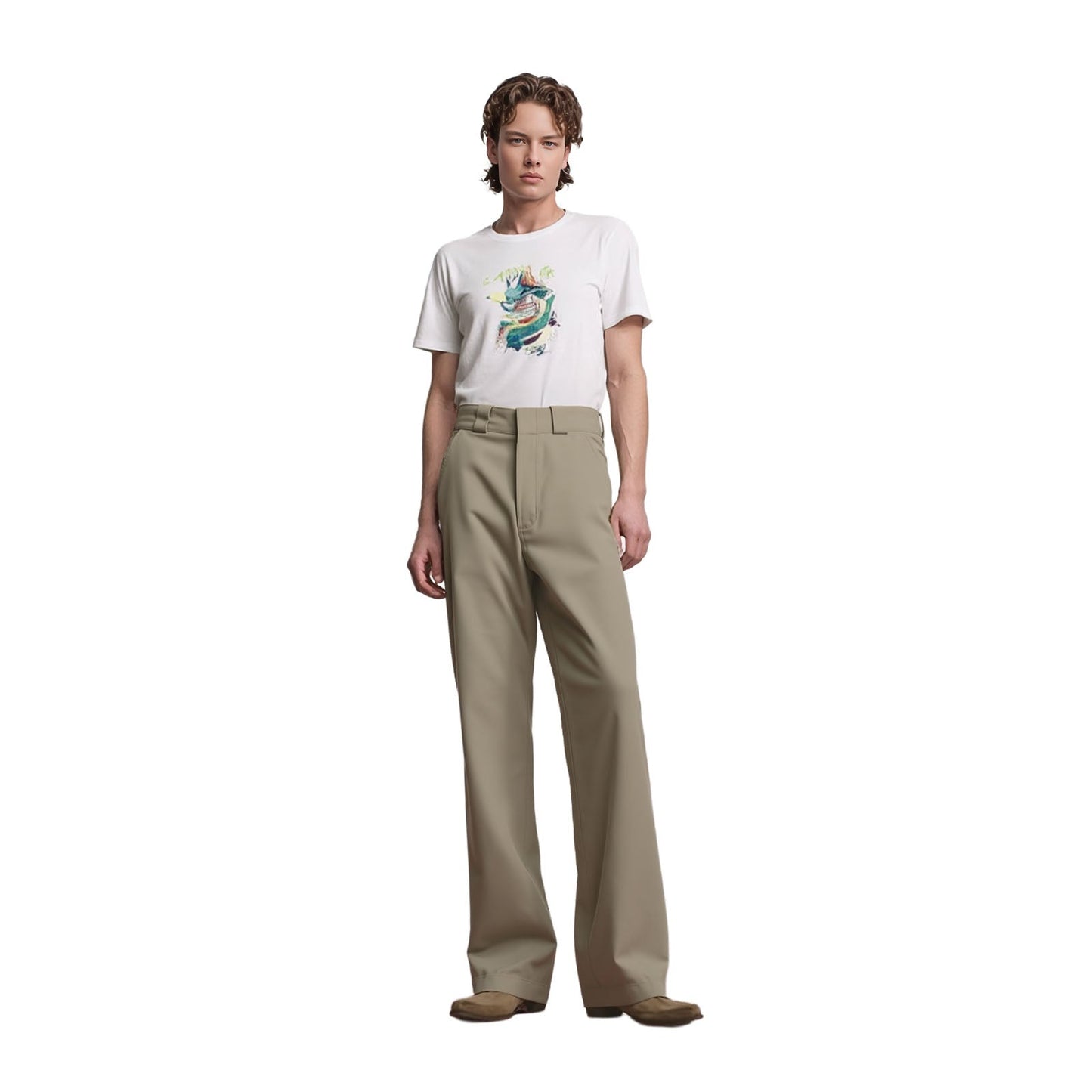 Dickies Dickies Work Trousers Beige W28 Men’s Regular Straight Cotton Blend workear RewearableUK