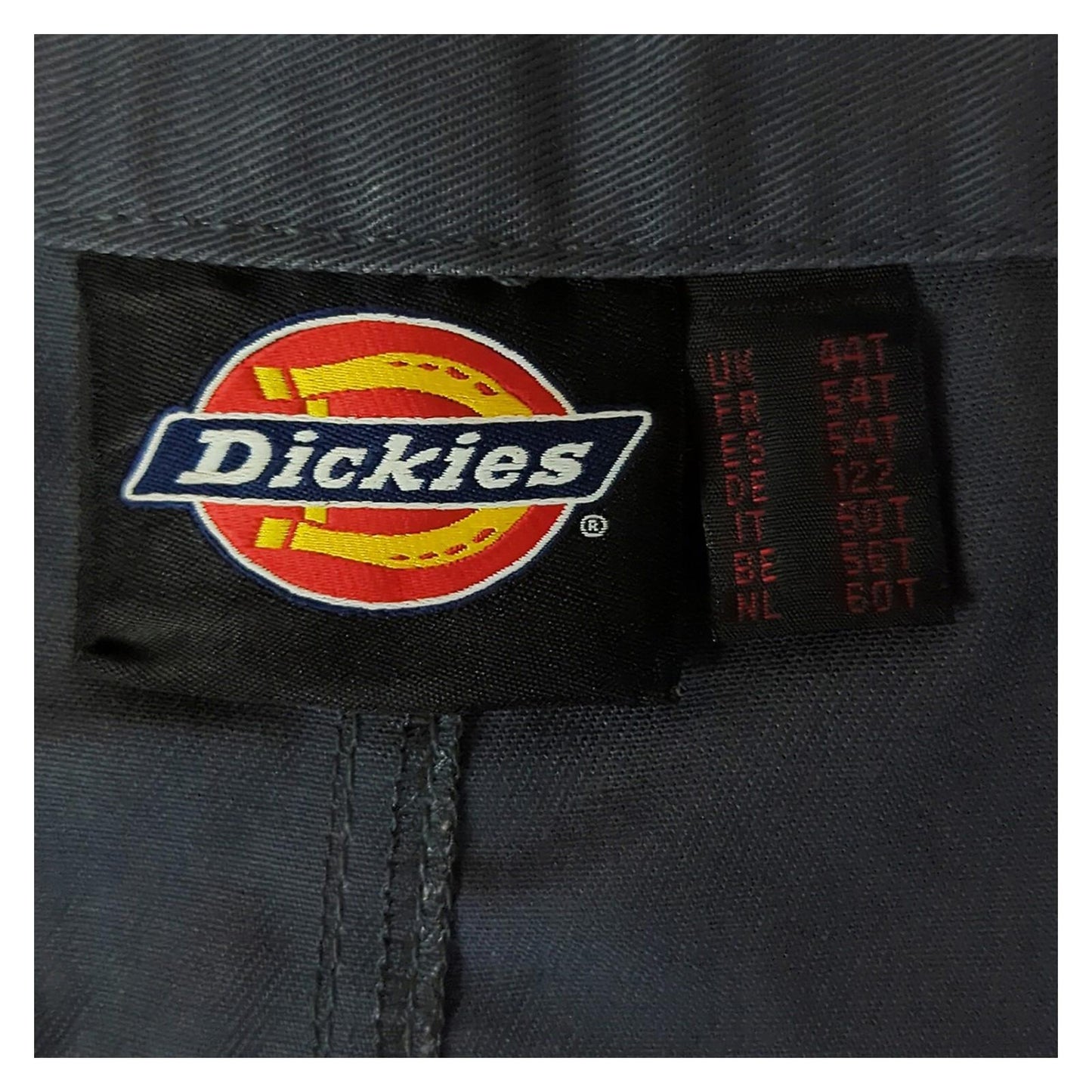 Dickies Dickies Work Trousers Grey Black Reinforced Pockets Mens W44 L32 workear RewearableUK