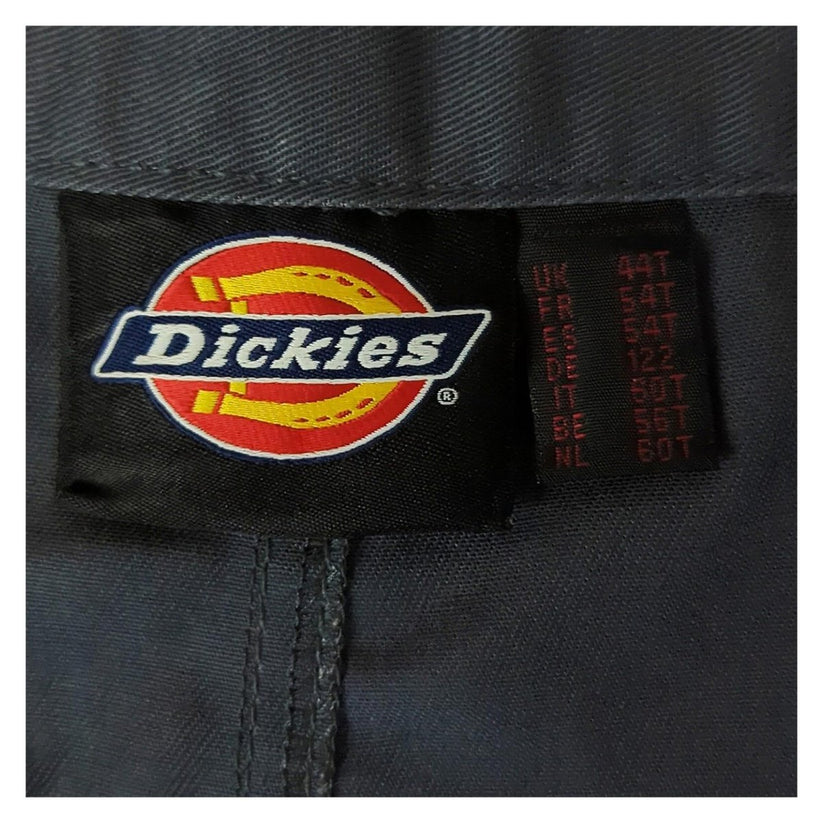 Dickies Dickies Work Trousers Grey Black Reinforced Pockets Mens W44 L32 workear RewearableUK