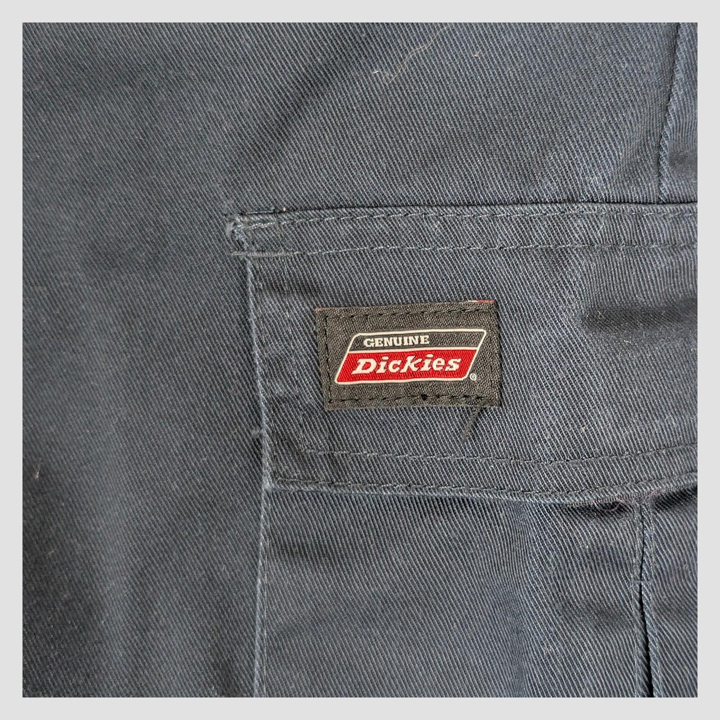 dickies work trousers mens navy blue cargo utility pants size 36 r workwear by Dickies – | RewearableUK