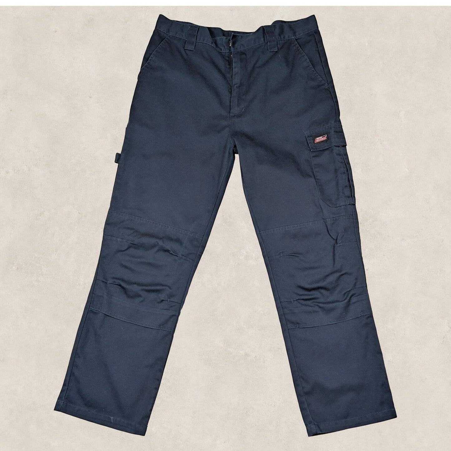 dickies work trousers mens navy blue cargo utility pants size 36 r workwear by Dickies – | RewearableUK