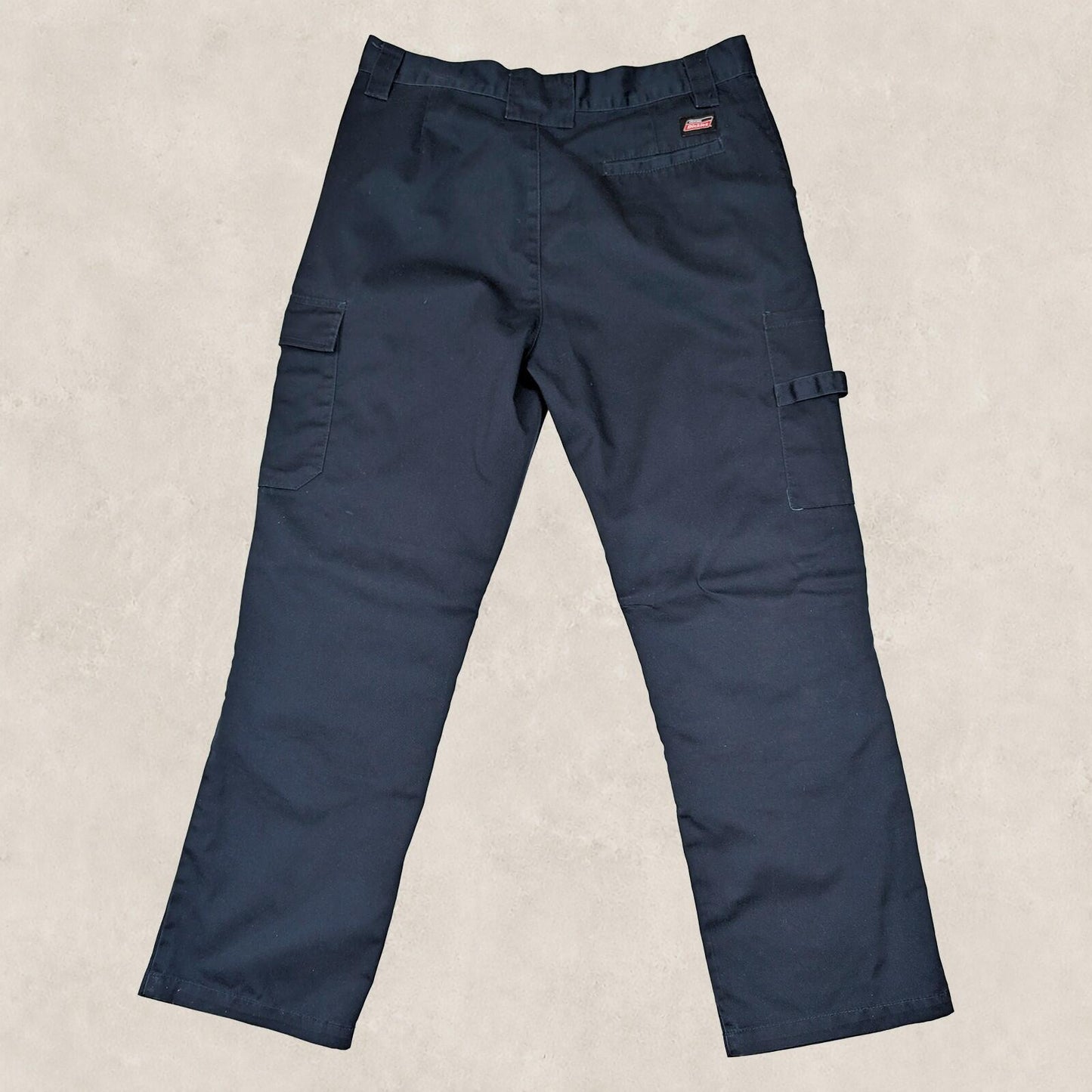 dickies work trousers mens navy blue cargo utility pants size 36 r workwear by Dickies – | RewearableUK