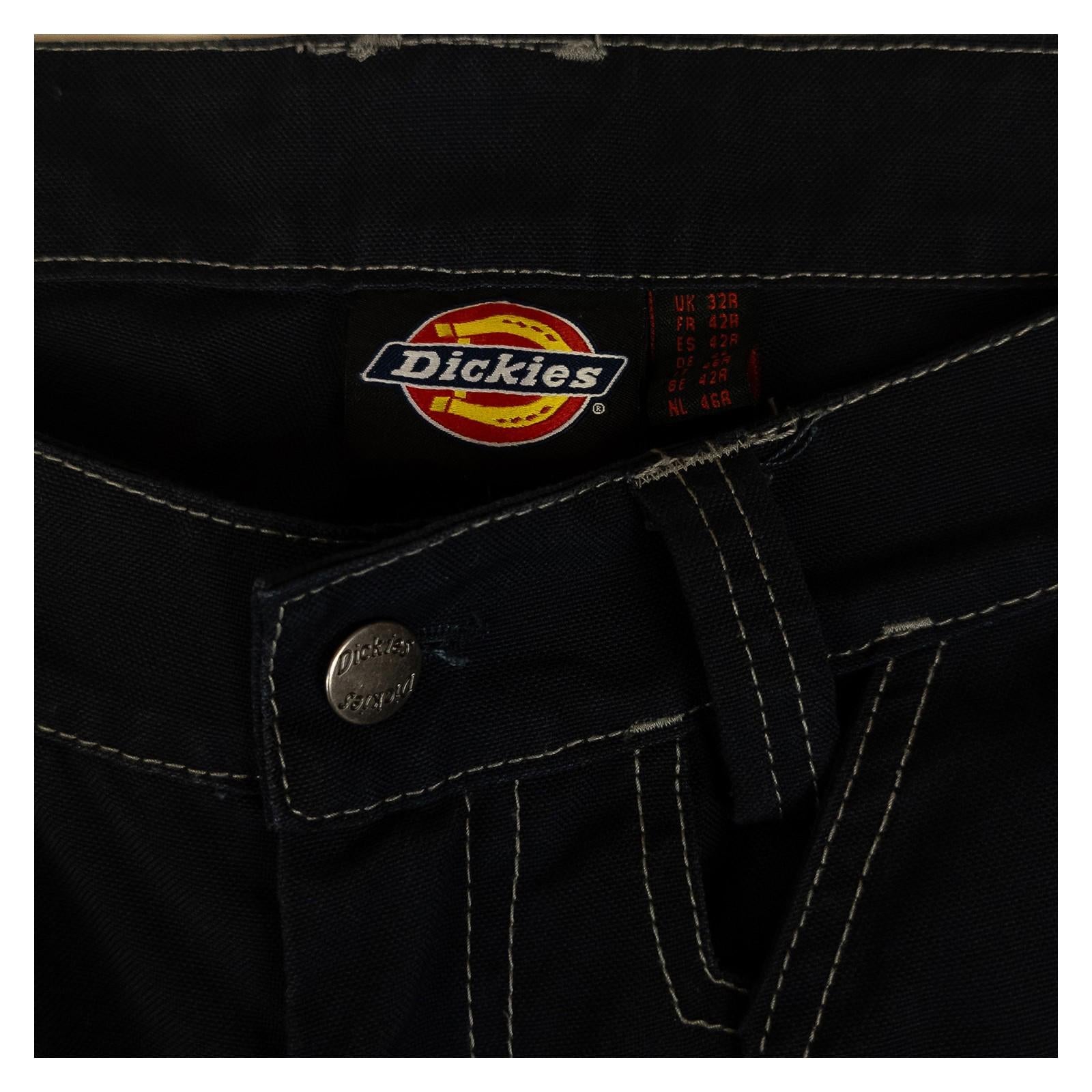 Dickies Work Trousers W34 T Tall Black Knee Pad Pockets Cargo Heavy Duty Pants by Dickies – | RewearableUK