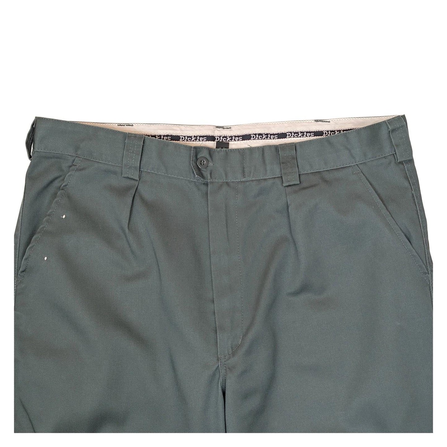 Dickies Work Trousers W40 Regular Olive Green Pleated Chino Pants Mens Uniform by Dickies – | RewearableUK