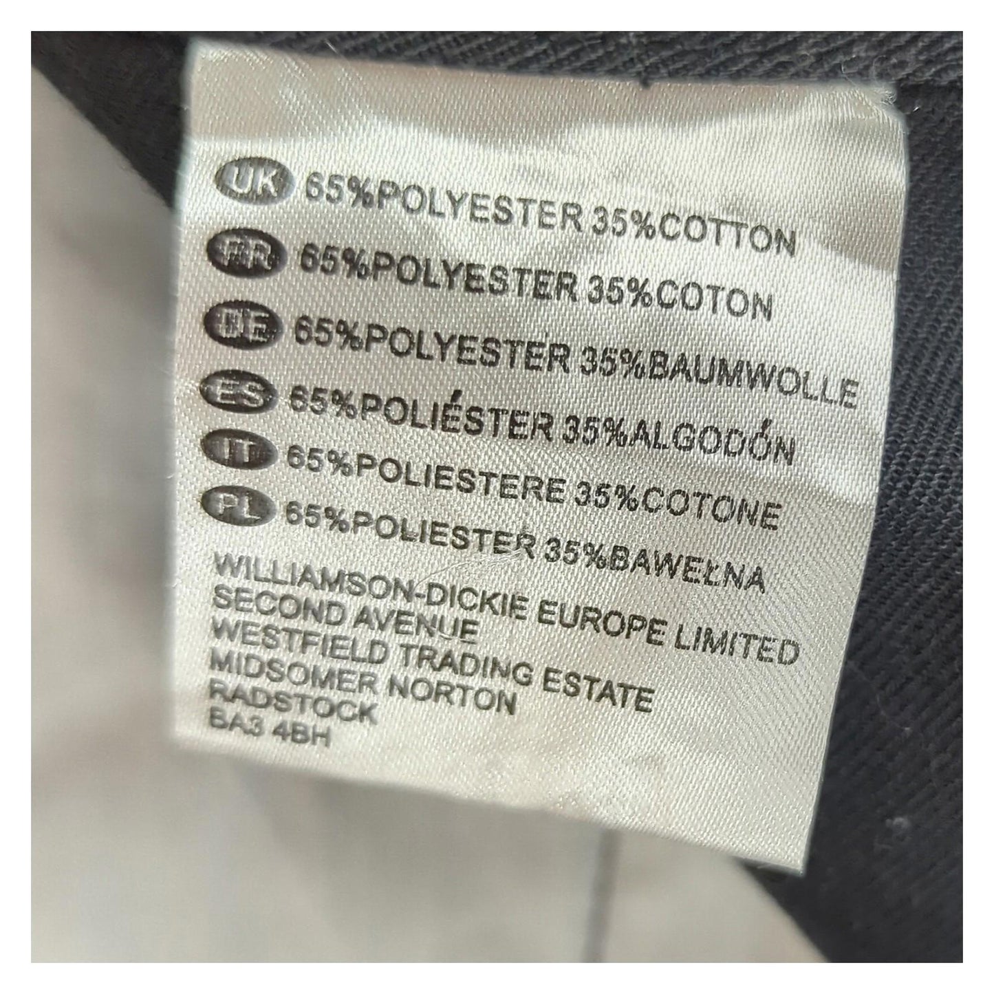 Dickies Dickies Workwear Trousers Black 34W 32L Durable Cargo Pockets Utility Pants workear RewearableUK
