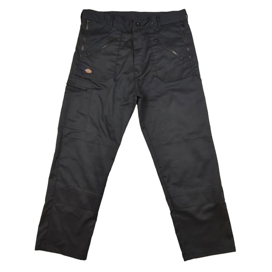 Dickies Dickies Workwear Trousers Black 34W 32L Durable Cargo Pockets Utility Pants workear RewearableUK