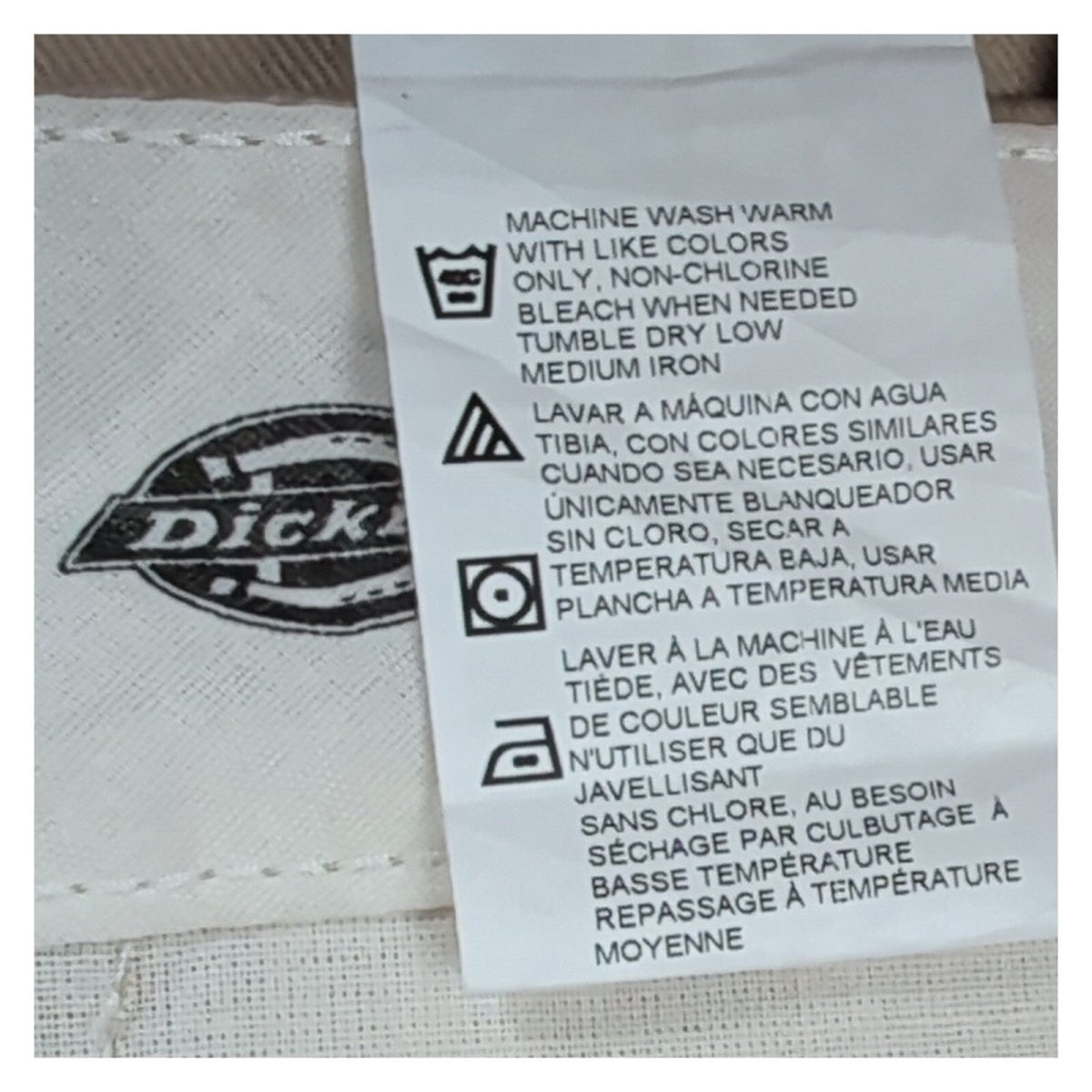 Dickies WR888 Men's Cargo Work Shorts W40 Khaki 13in – Workwear product photo 4 | RewearableUK