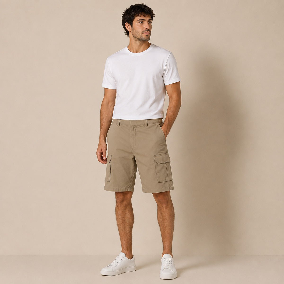 Dickies WR888 Men's Cargo Work Shorts W40 Khaki 13in – Workwear product photo 1 | RewearableUK