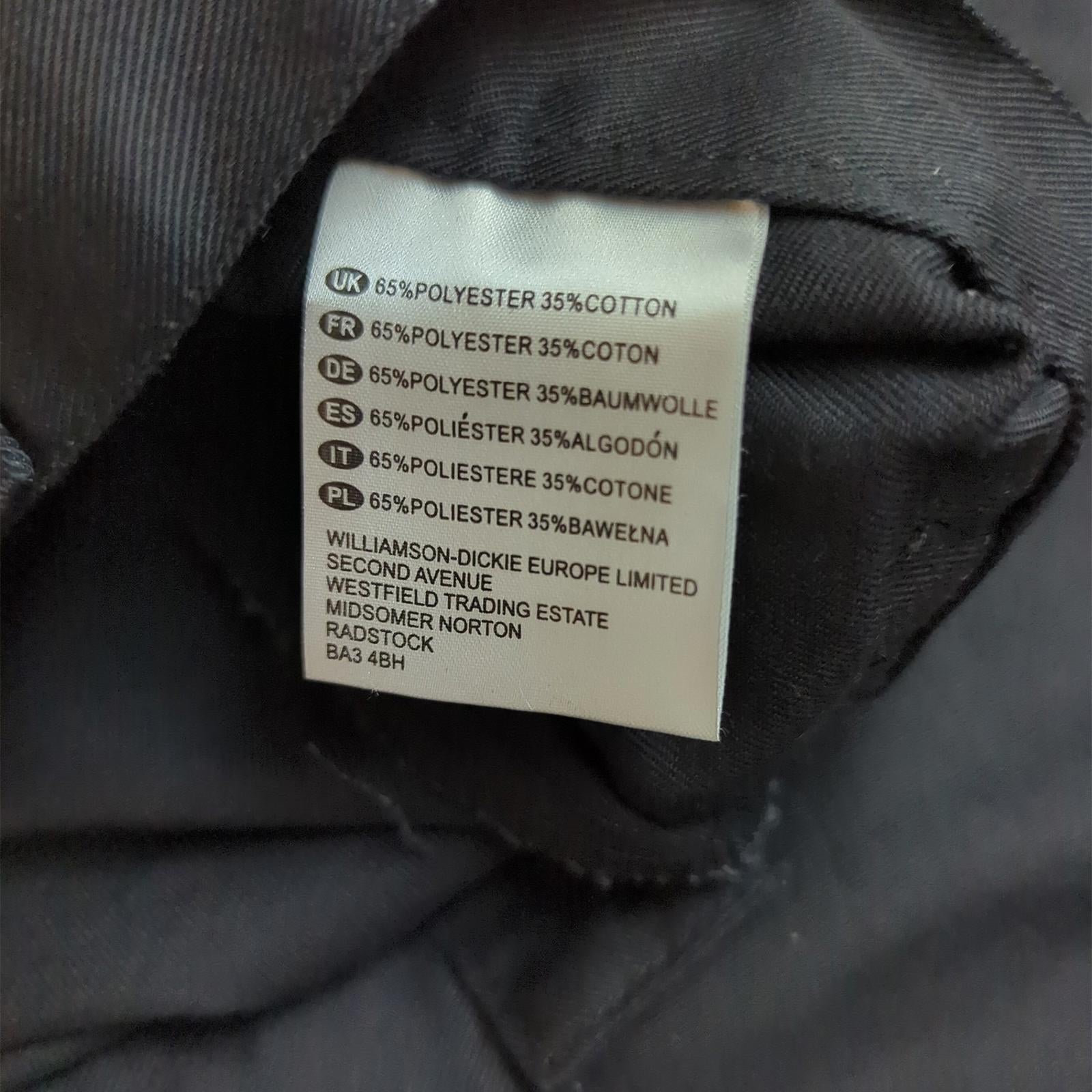 Dickies Dickies Zip - Off Convertible Trousers Black - Women's UK 20 R workear RewearableUK