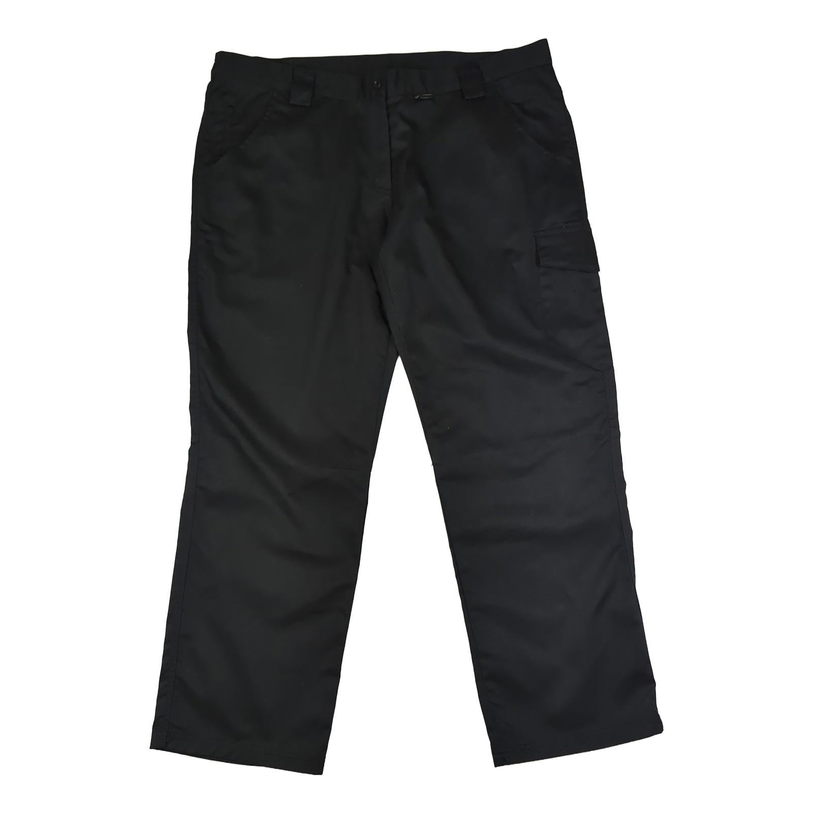 Dickies Dickies Zip - Off Convertible Trousers Black - Women's UK 20 R workear RewearableUK