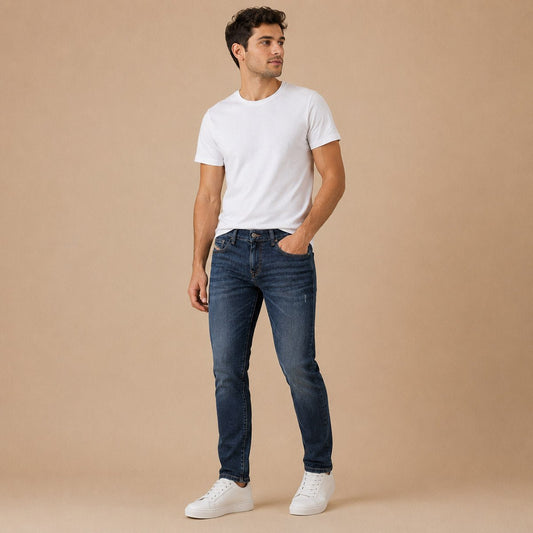 Diesel Belther Jeans W30 L30 Blue Regular Slim Tapered Mens by DIESEL – | RewearableUK