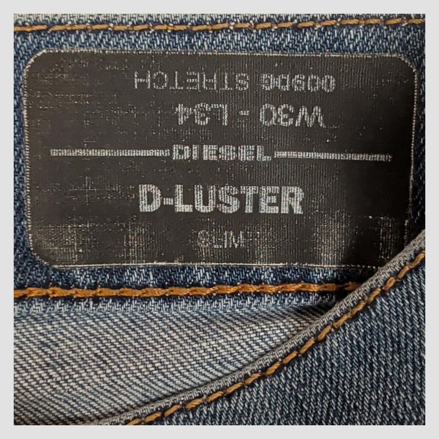 Diesel D Luster Mens Classic Blue Slim Fit Stretch Denim Jeans Size W30 L34 by DIESEL – | RewearableUK