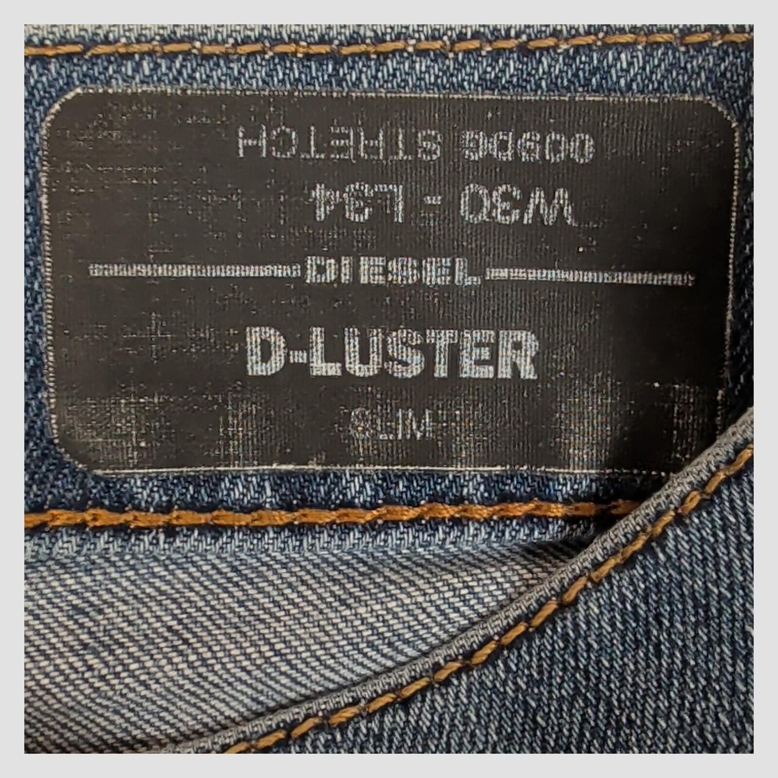 Diesel D Luster Mens Classic Blue Slim Fit Stretch Denim Jeans Size W30 L34 by DIESEL – | RewearableUK