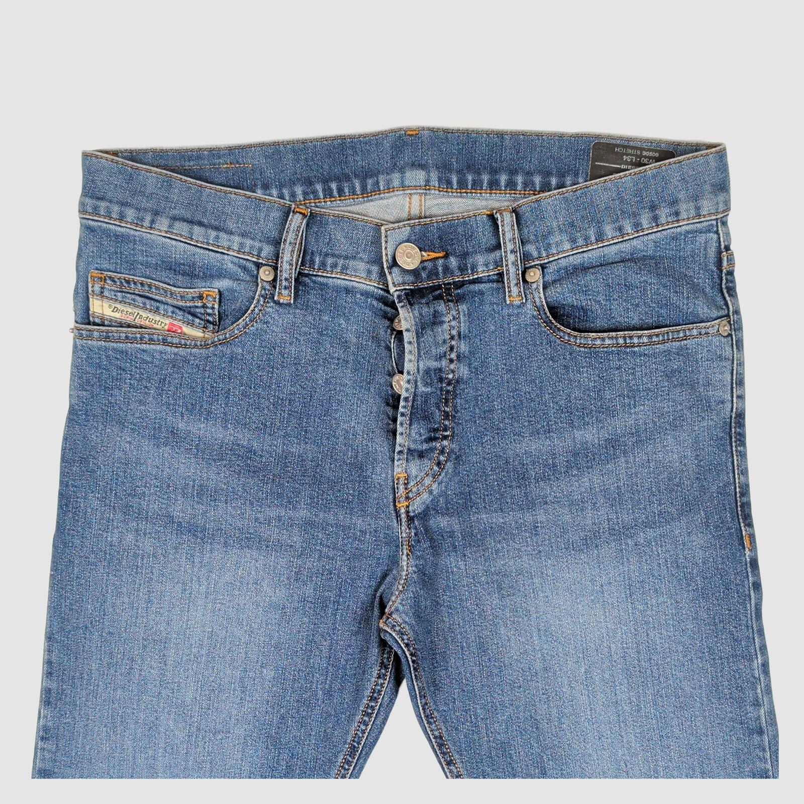 Diesel D Luster Mens Classic Blue Slim Fit Stretch Denim Jeans Size W30 L34 by DIESEL – | RewearableUK