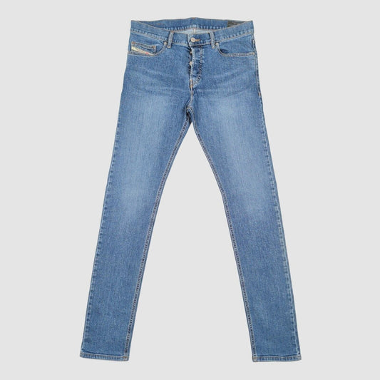 Diesel D Luster Mens Classic Blue Slim Fit Stretch Denim Jeans Size W30 L34 by DIESEL – | RewearableUK