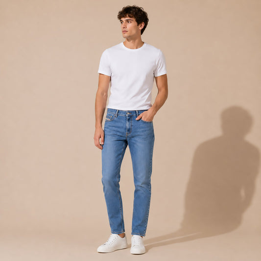 Diesel D Luster Mens Classic Blue Slim Fit Stretch Denim Jeans Size W30 L34 by DIESEL – JEANS | RewearableUK