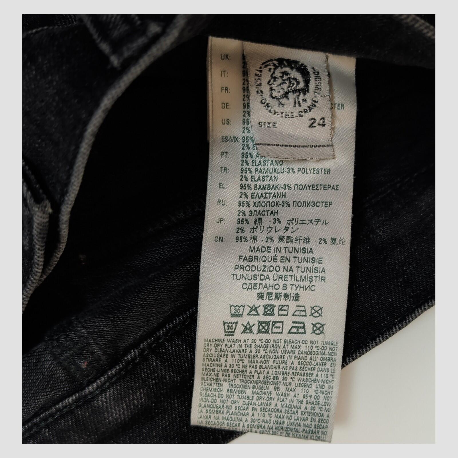 Diesel D - Sandy Women Black Straight Slim Jeans W24 L30 Stretch by DIESEL – JEANS | RewearableUK