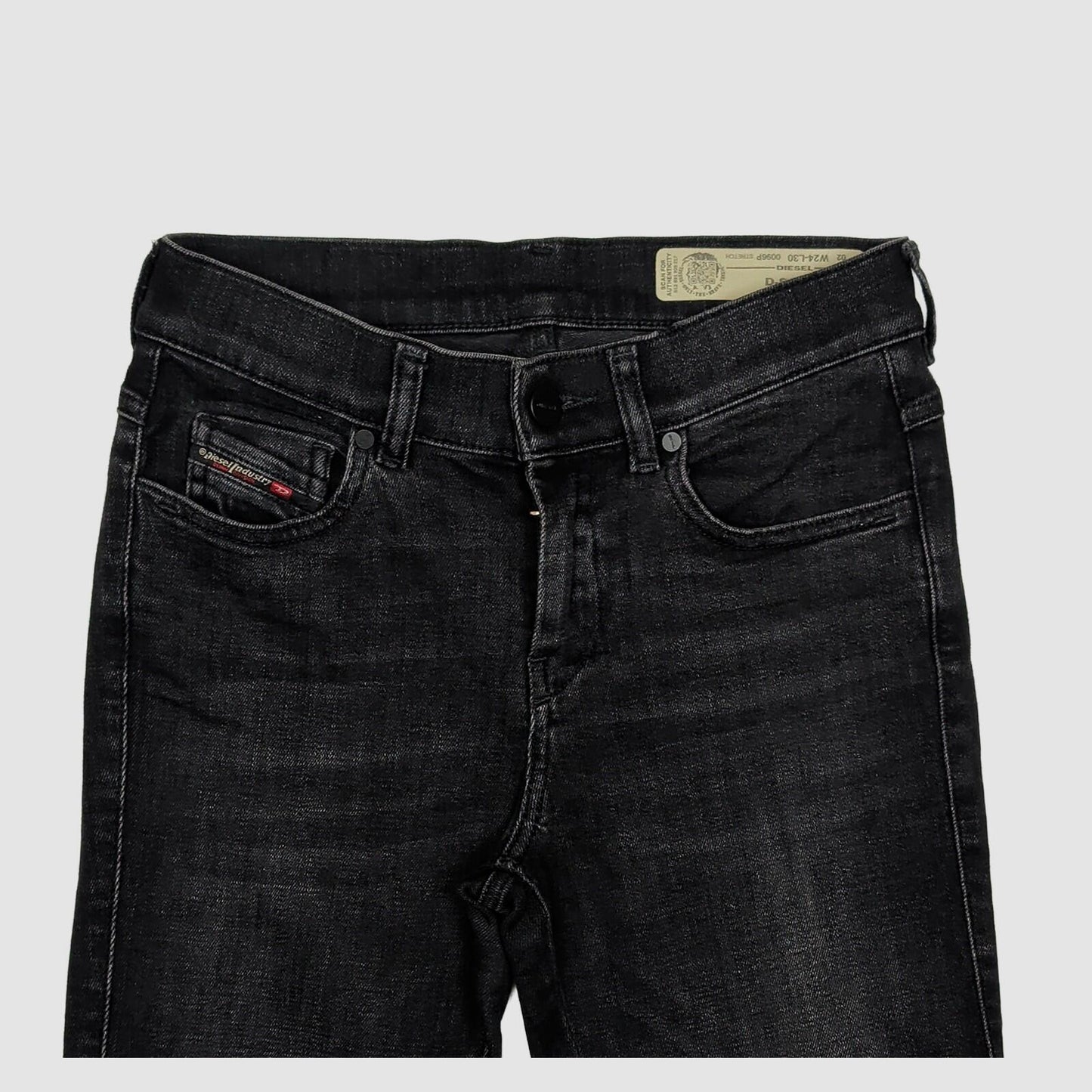Diesel D - Sandy Women Black Straight Slim Jeans W24 L30 Stretch by DIESEL – JEANS | RewearableUK
