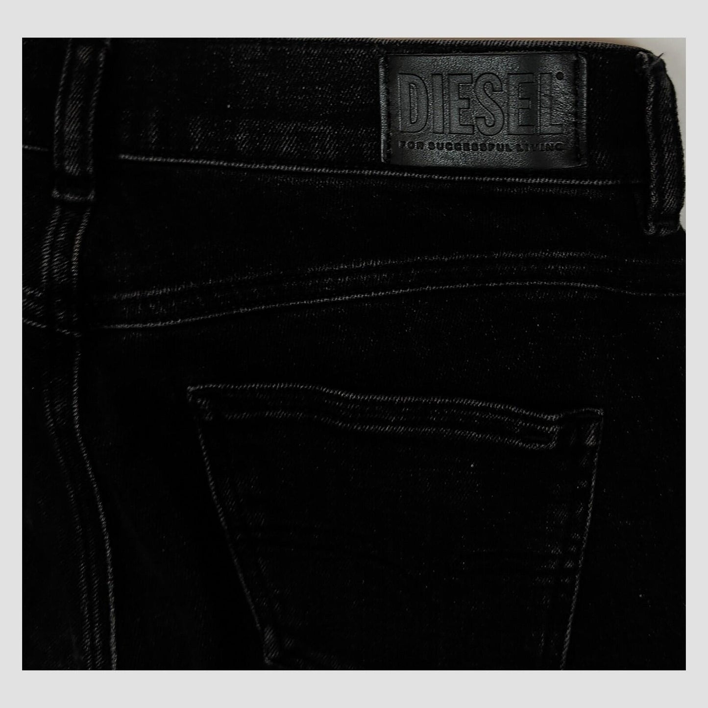 Diesel D - Sandy Women Black Straight Slim Jeans W24 L30 Stretch by DIESEL – JEANS | RewearableUK