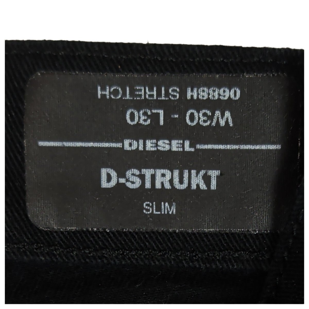 Diesel D-Strukt Jeans Men W30 L30 Black Slim Stretch Denim Trousers – product photo 5 | RewearableUK