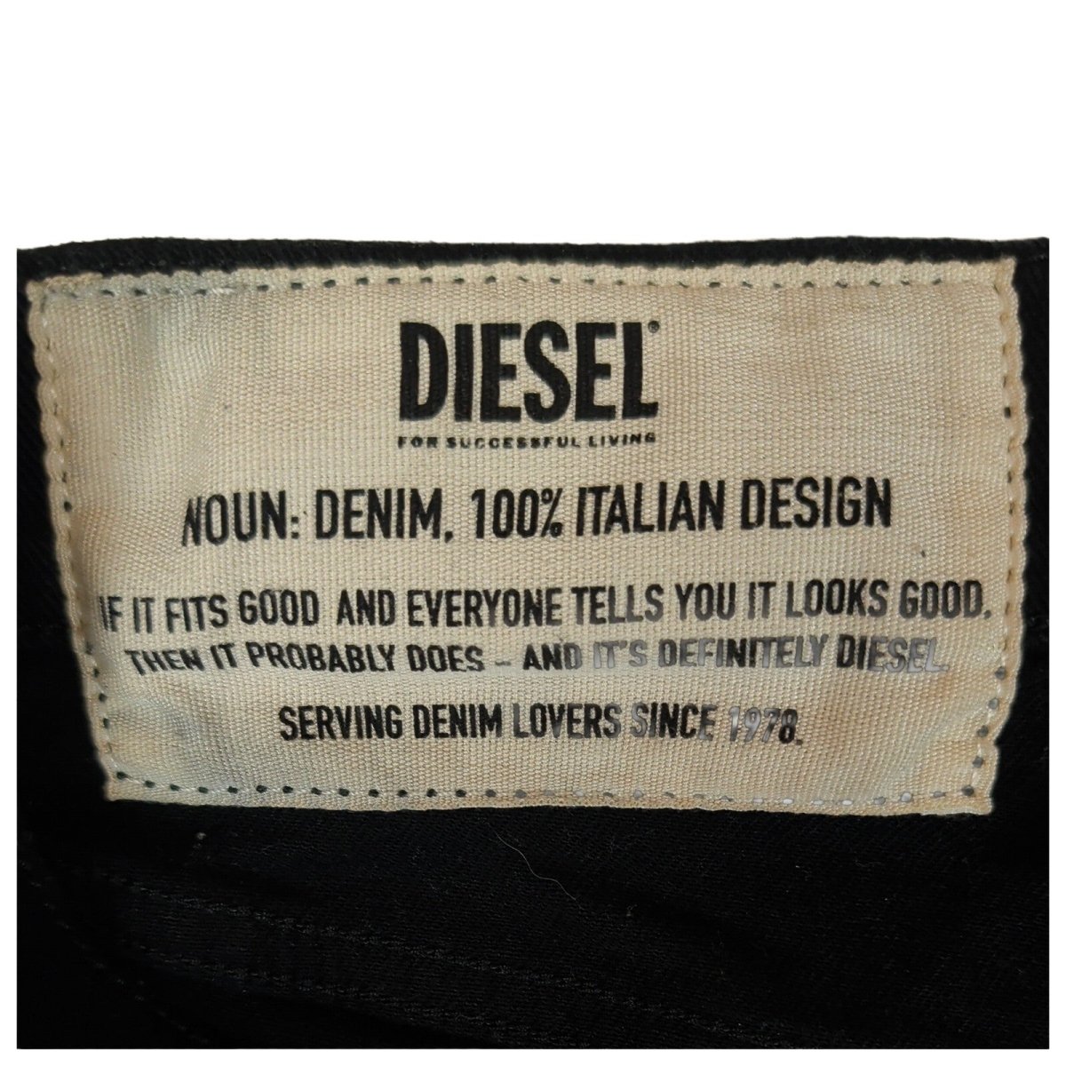 Diesel D-Strukt Jeans Men W30 L30 Black Slim Stretch Denim Trousers – product photo 6 | RewearableUK