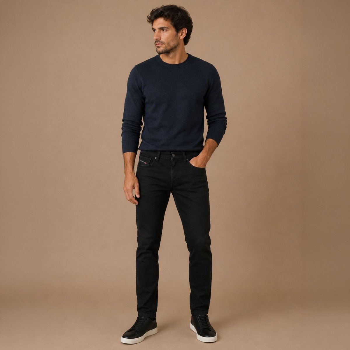 Diesel D-Strukt Jeans W30 L30 Black Slim Stretch Denim Mens – JEANS product photo 1 | RewearableUK