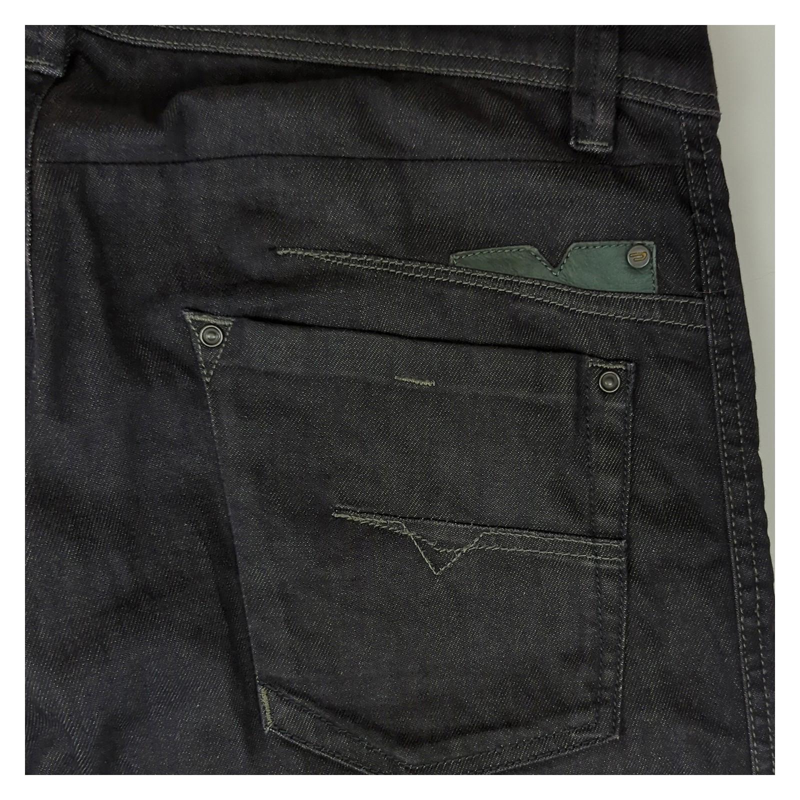 DIESEL Diesel Darron Mens Slim Straight Stretch Jeans W34 L34 Black Denim Casual 0064U JEANS RewearableUK