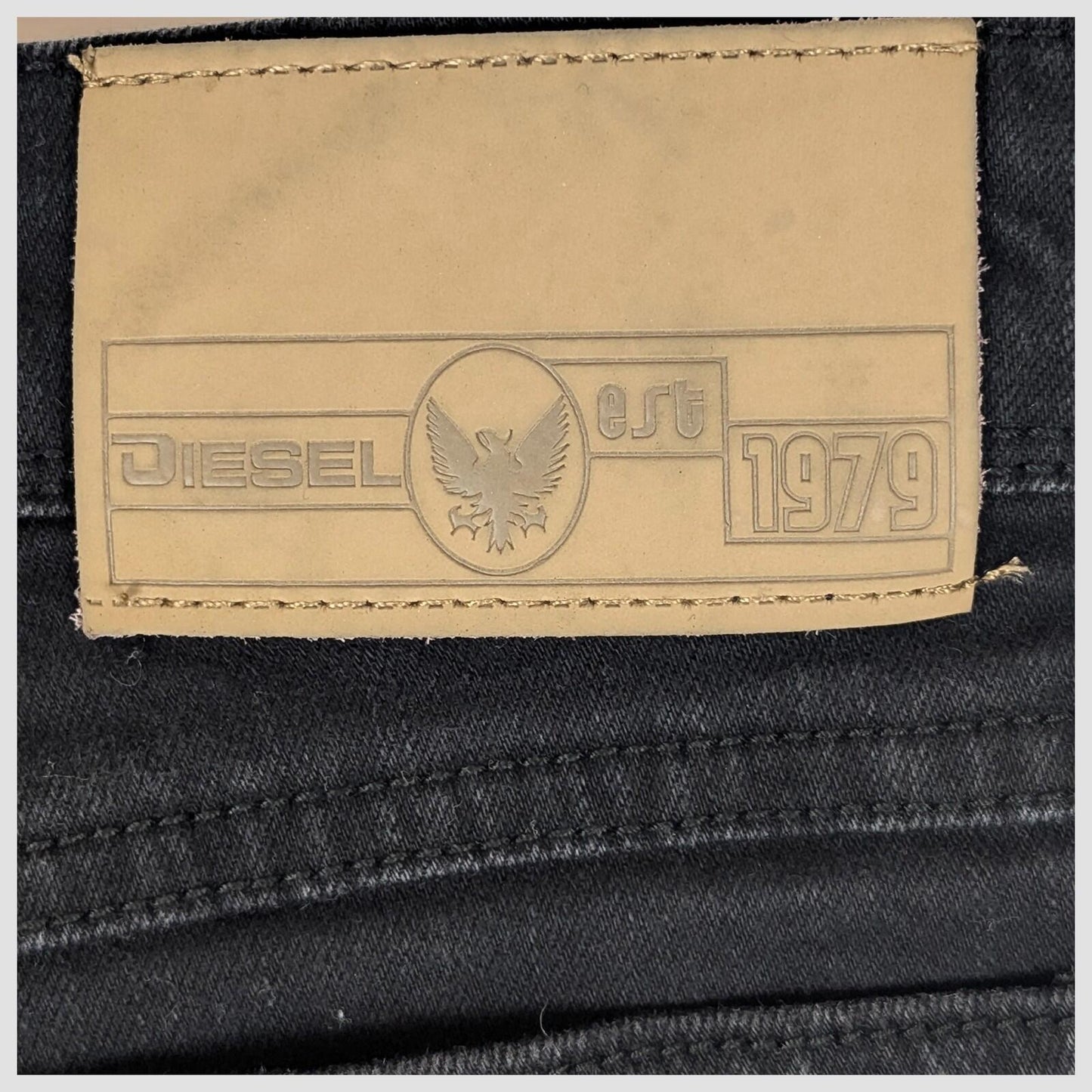 diesel denim kids boys black wash stretch skinny jeans pants size 13 by DIESEL – JEANS | RewearableUK